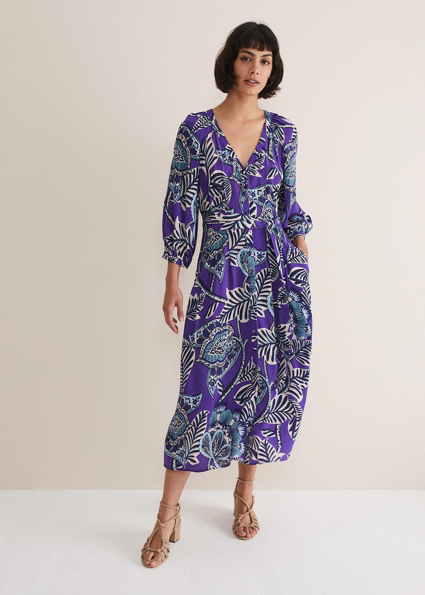 Erin Paisley Midi Dress