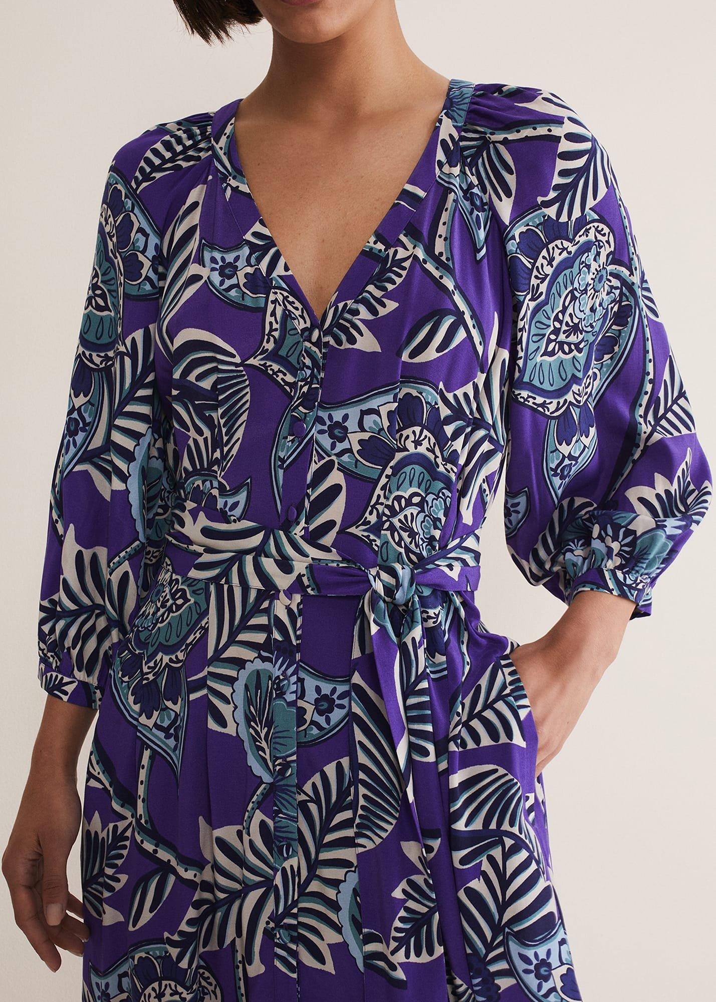 Erin Paisley Midi Dress