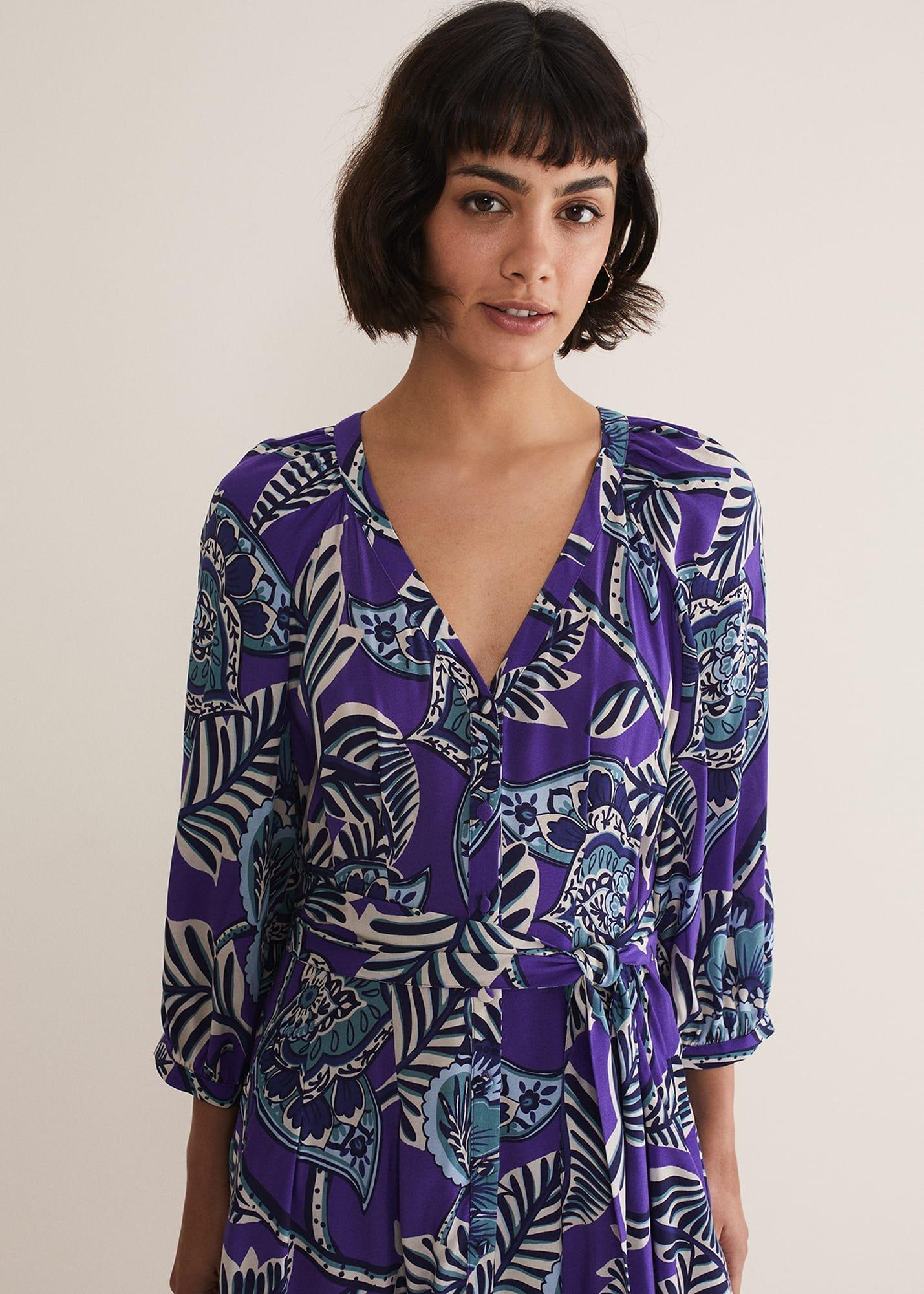 Erin Paisley Midi Dress