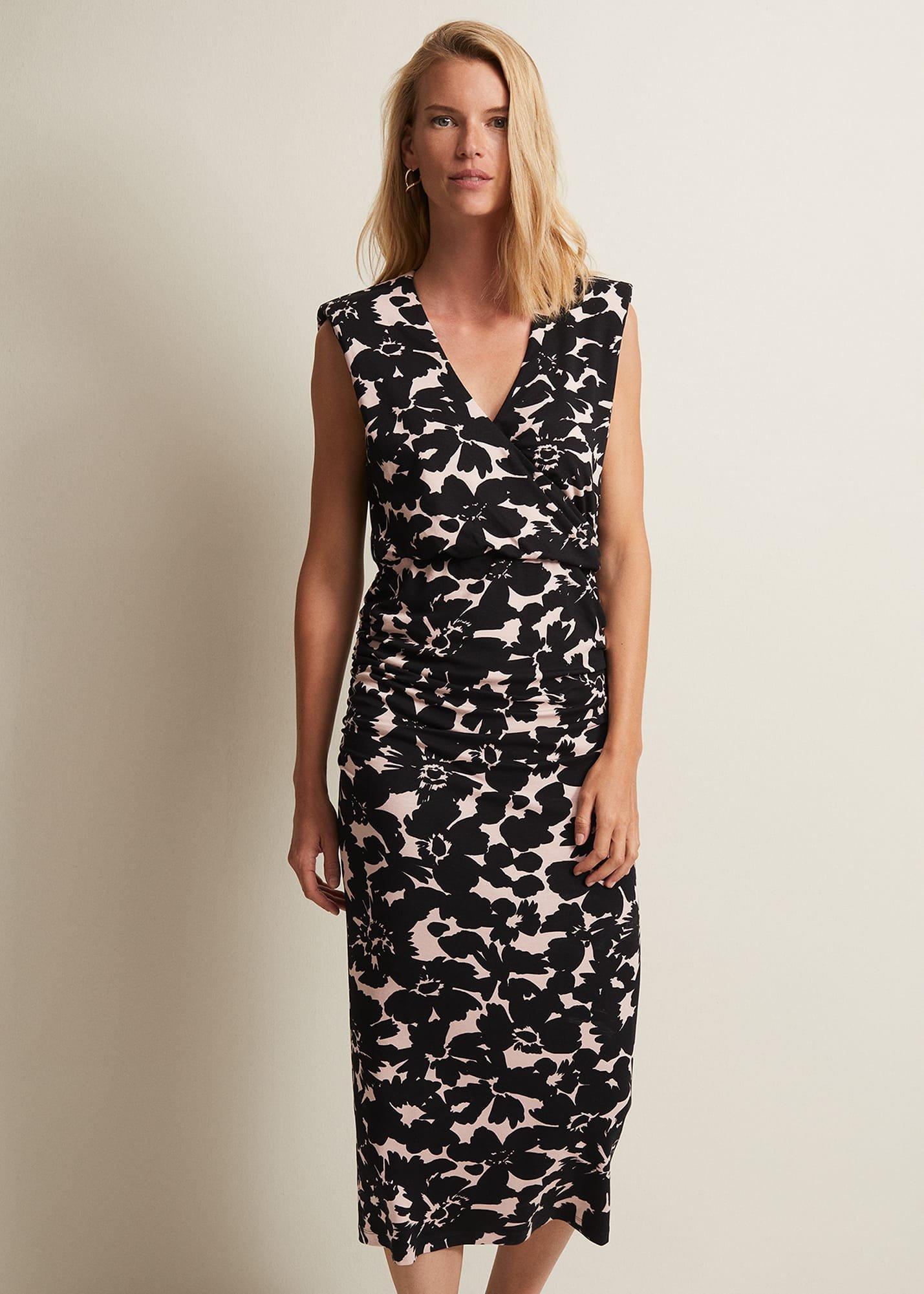 Taylor Floral Jersey Midi Dress