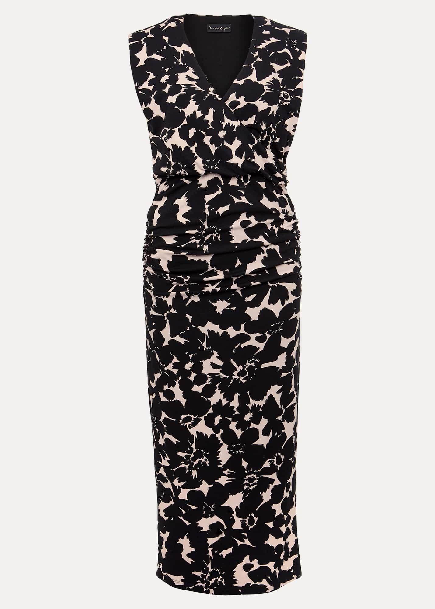 Taylor Floral Jersey Midi Dress