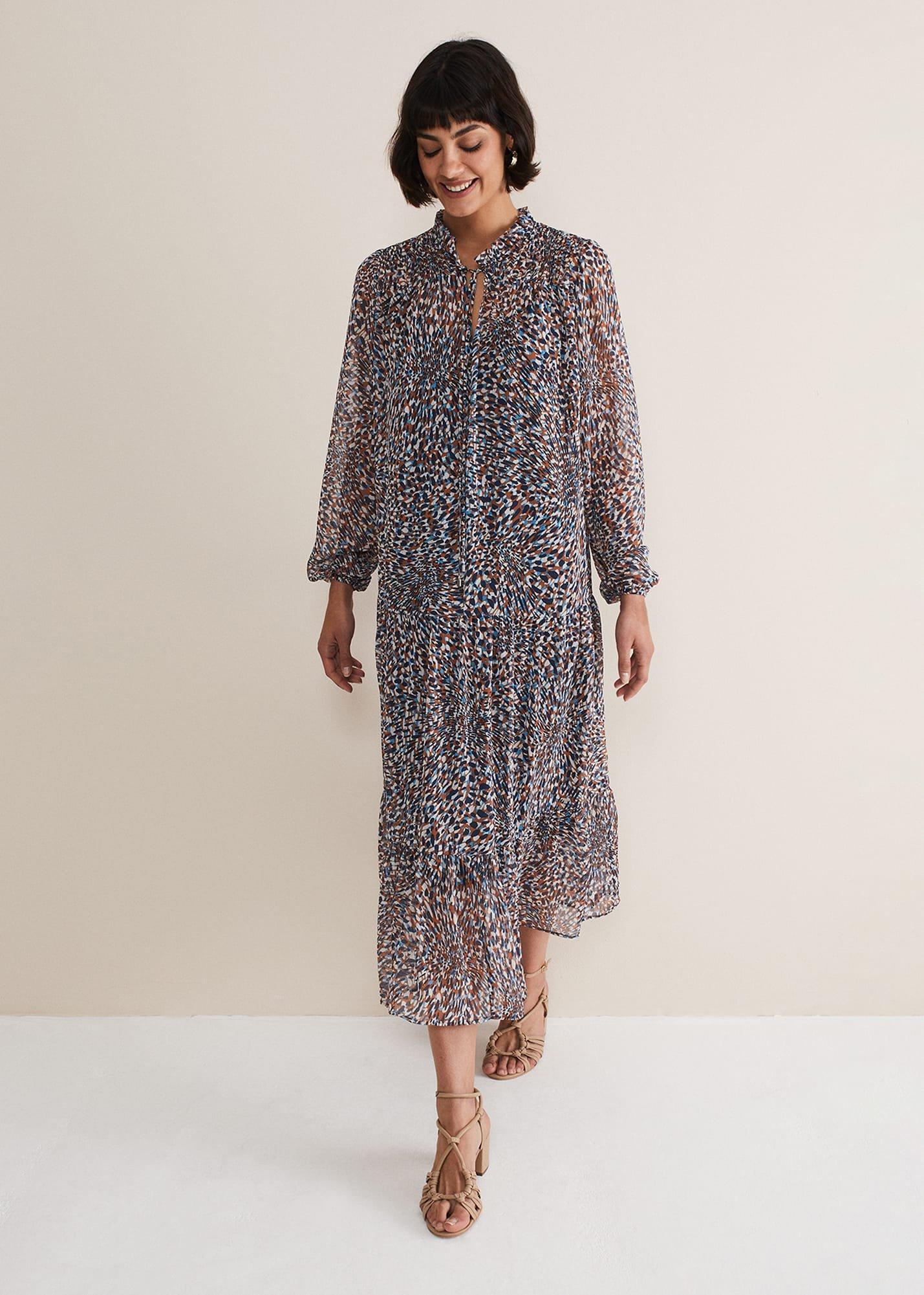 Penele Chiffon Midi Dress