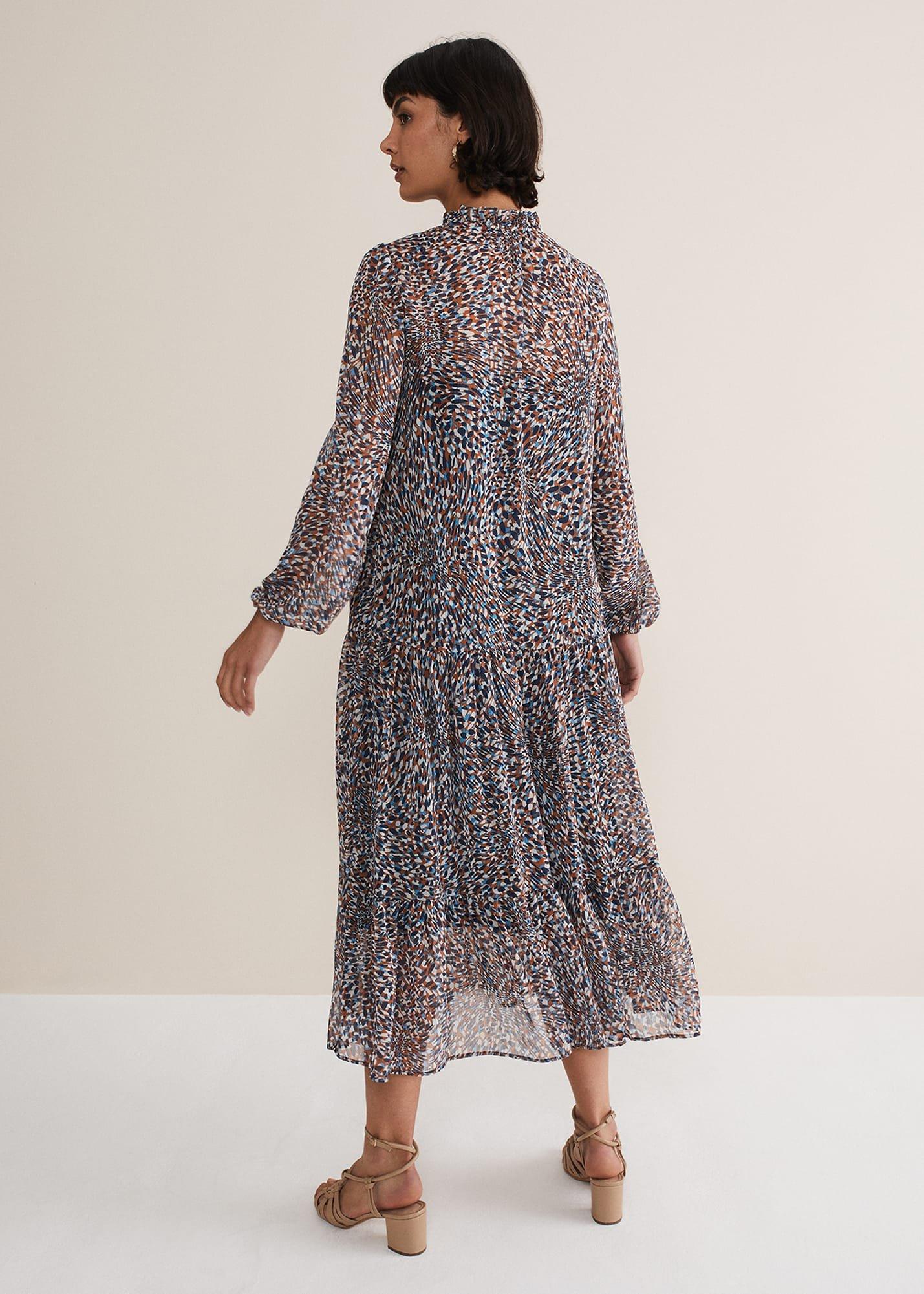 Penele Chiffon Midi Dress
