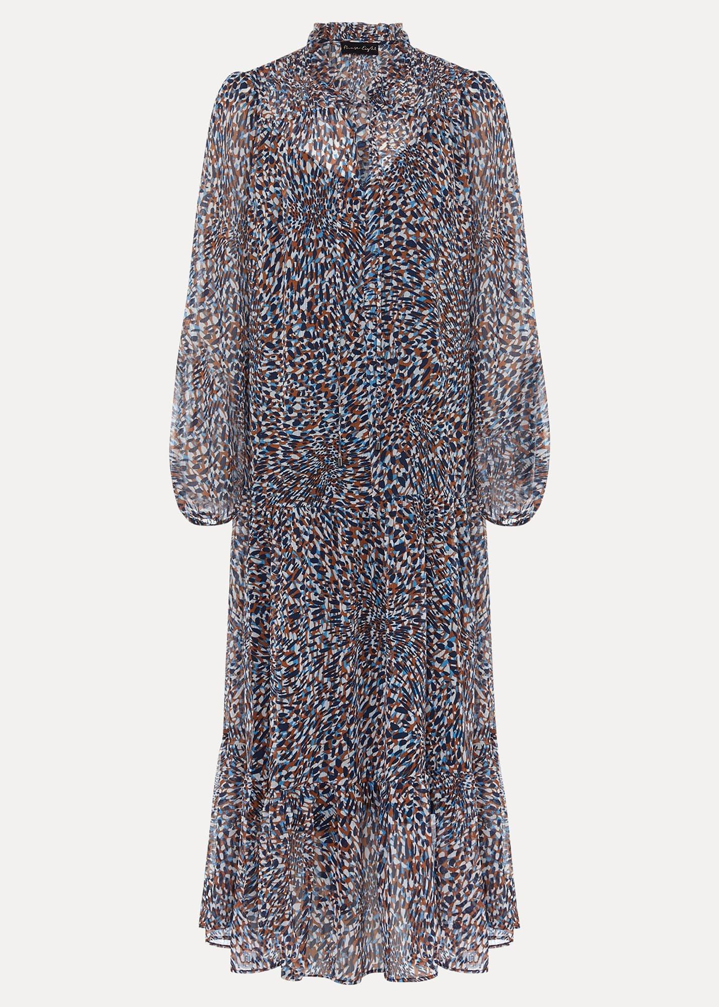 Penele Chiffon Midi Dress