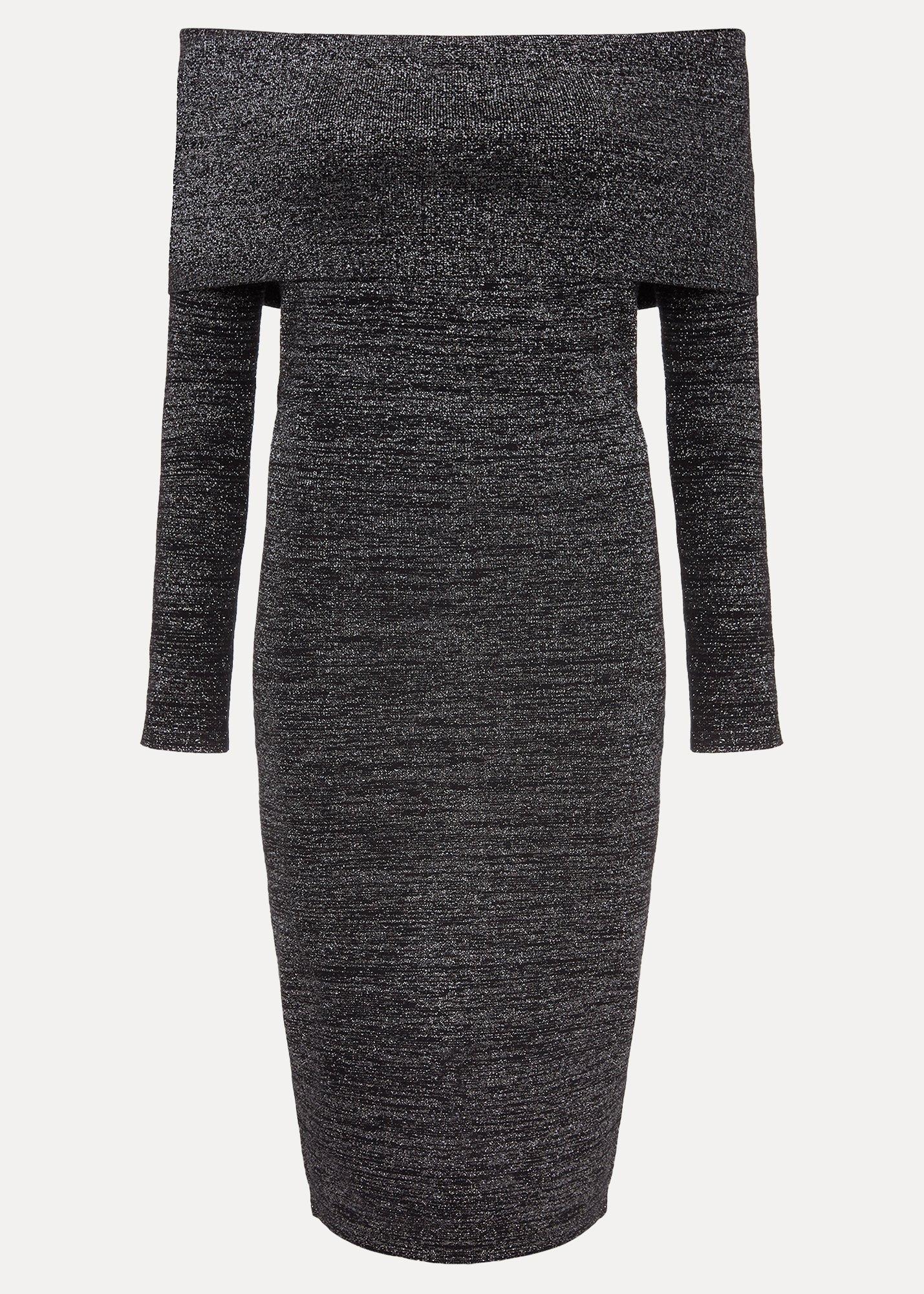 heidi-bardot-lurex-knit-dress