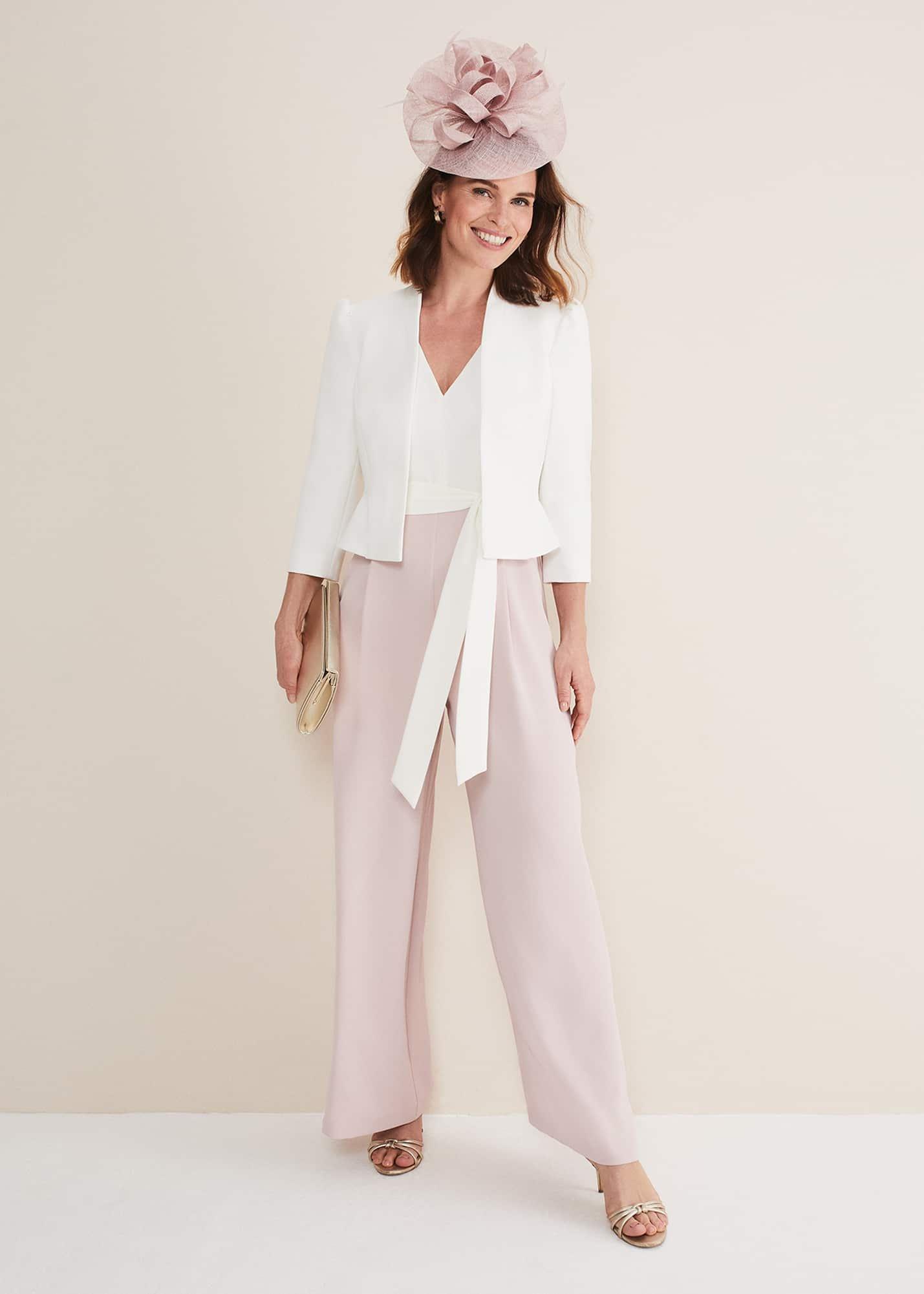 Kallie V Neck Frill Jumpsuit