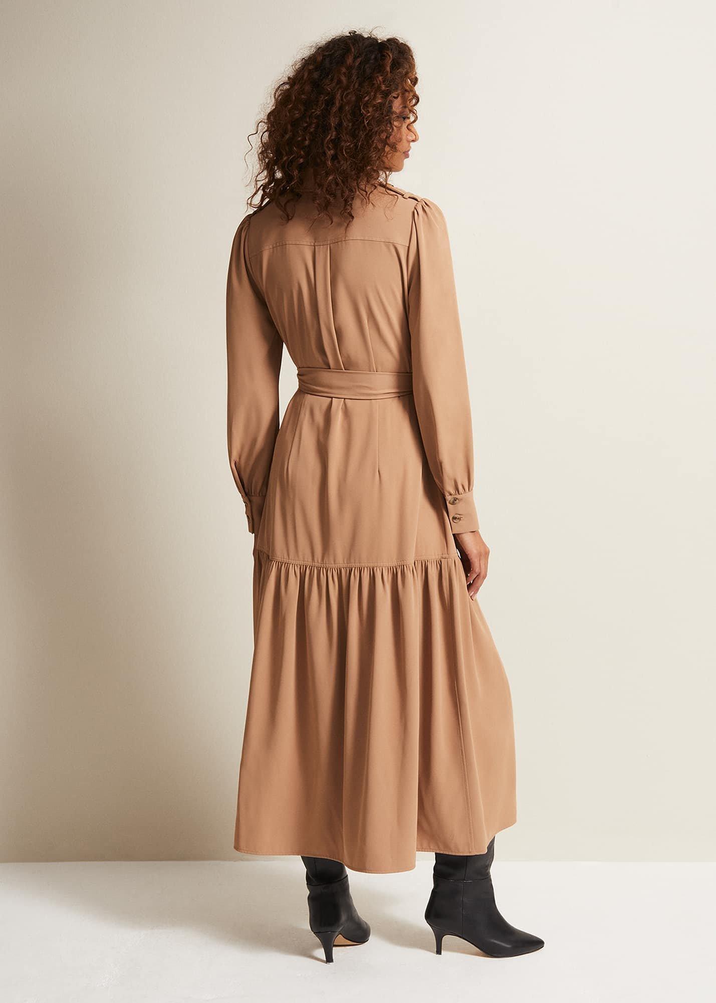 Morgan Trench Midi Dress