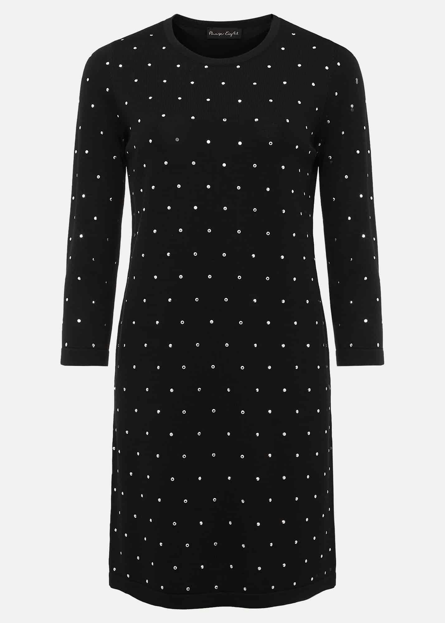 Catriona Stud Shift Knitted Mini Dress