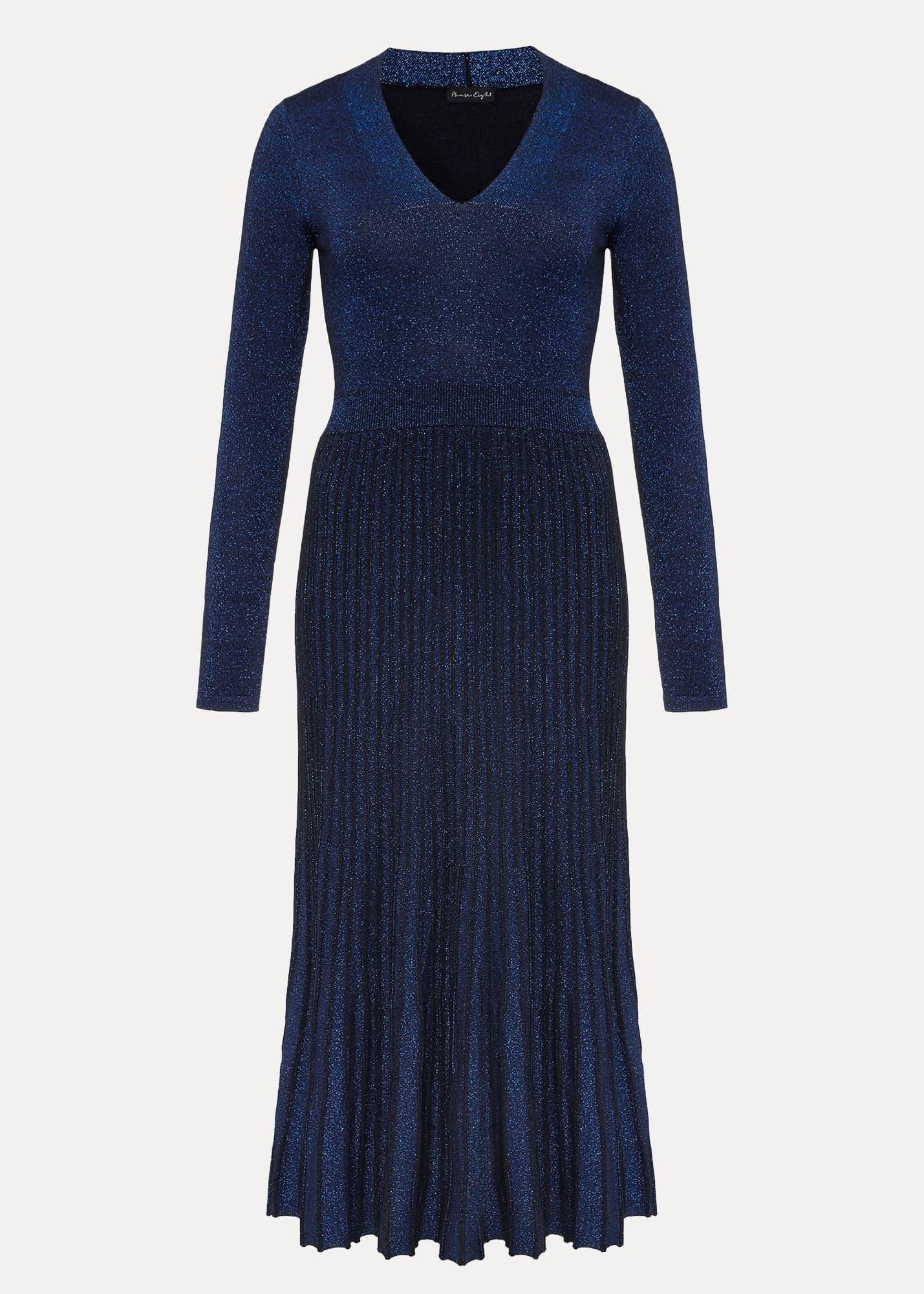 Jessamin Shimmer Knitted Midi Dress