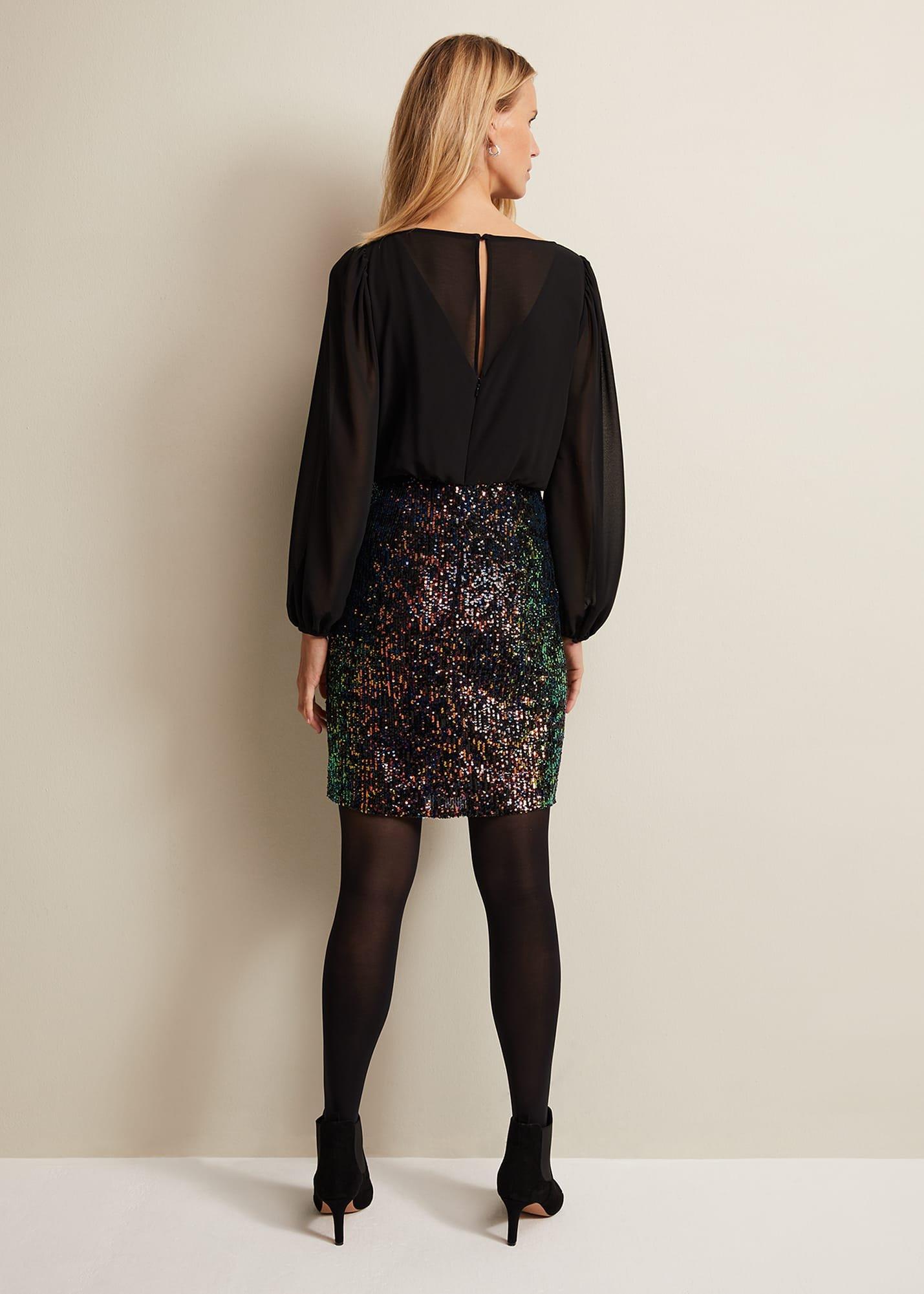 Angel Sequin Mini Dress