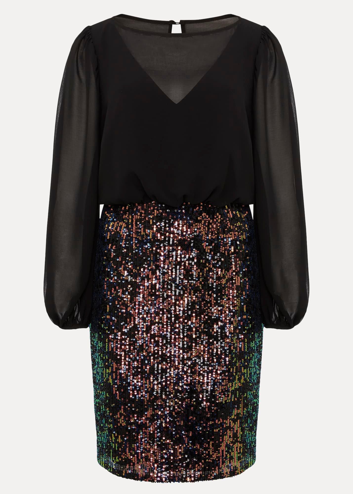 Angel Sequin Mini Dress
