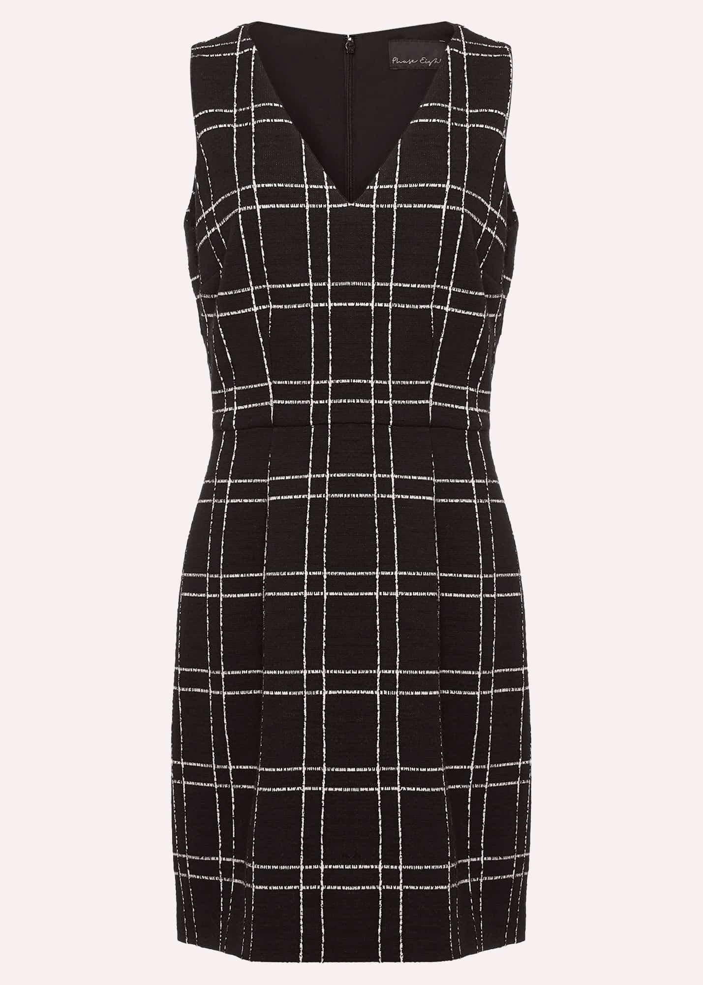 Gemma Checked Pinafore Mini Dress