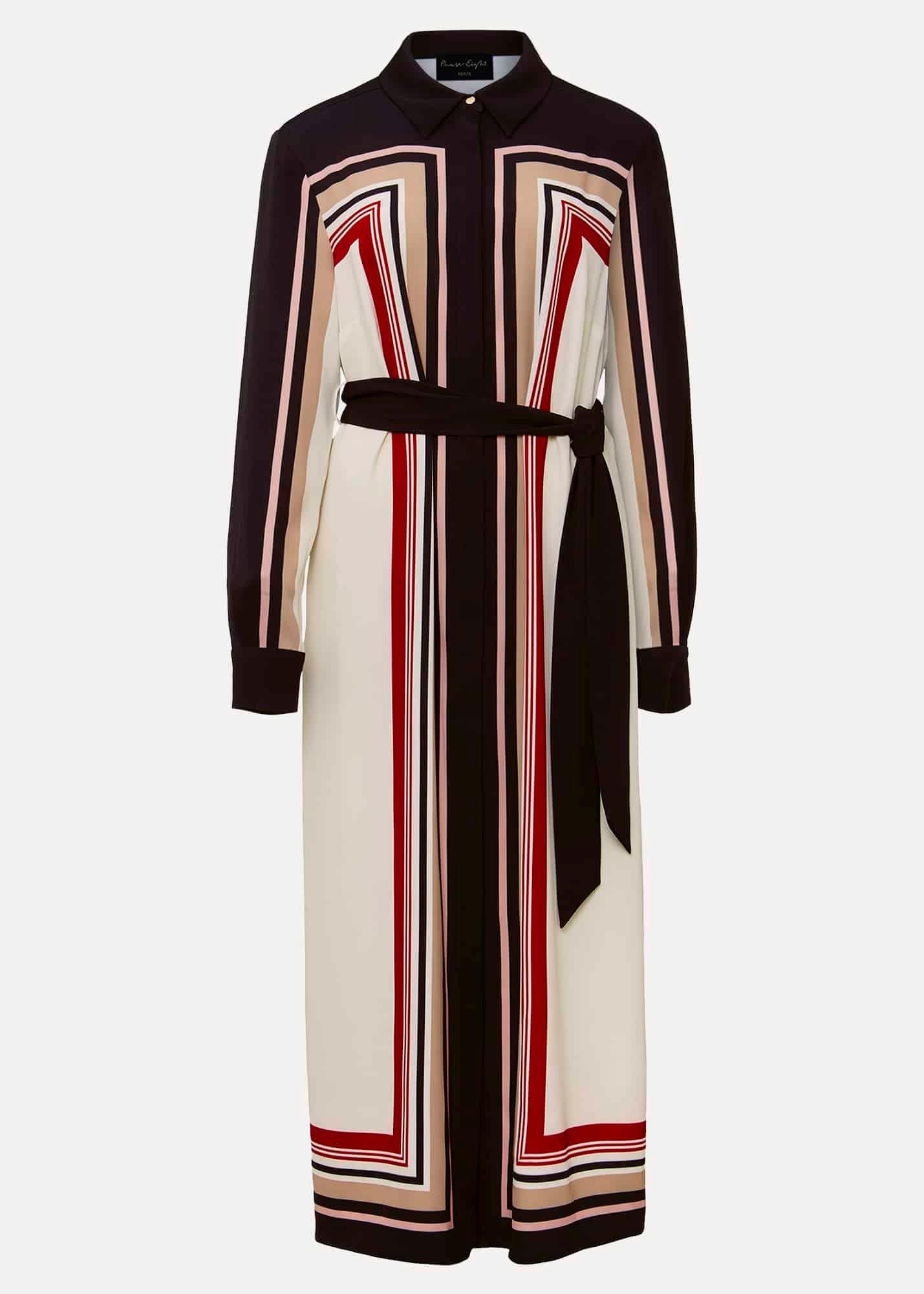 Petite Geri Striped Shirt Dress