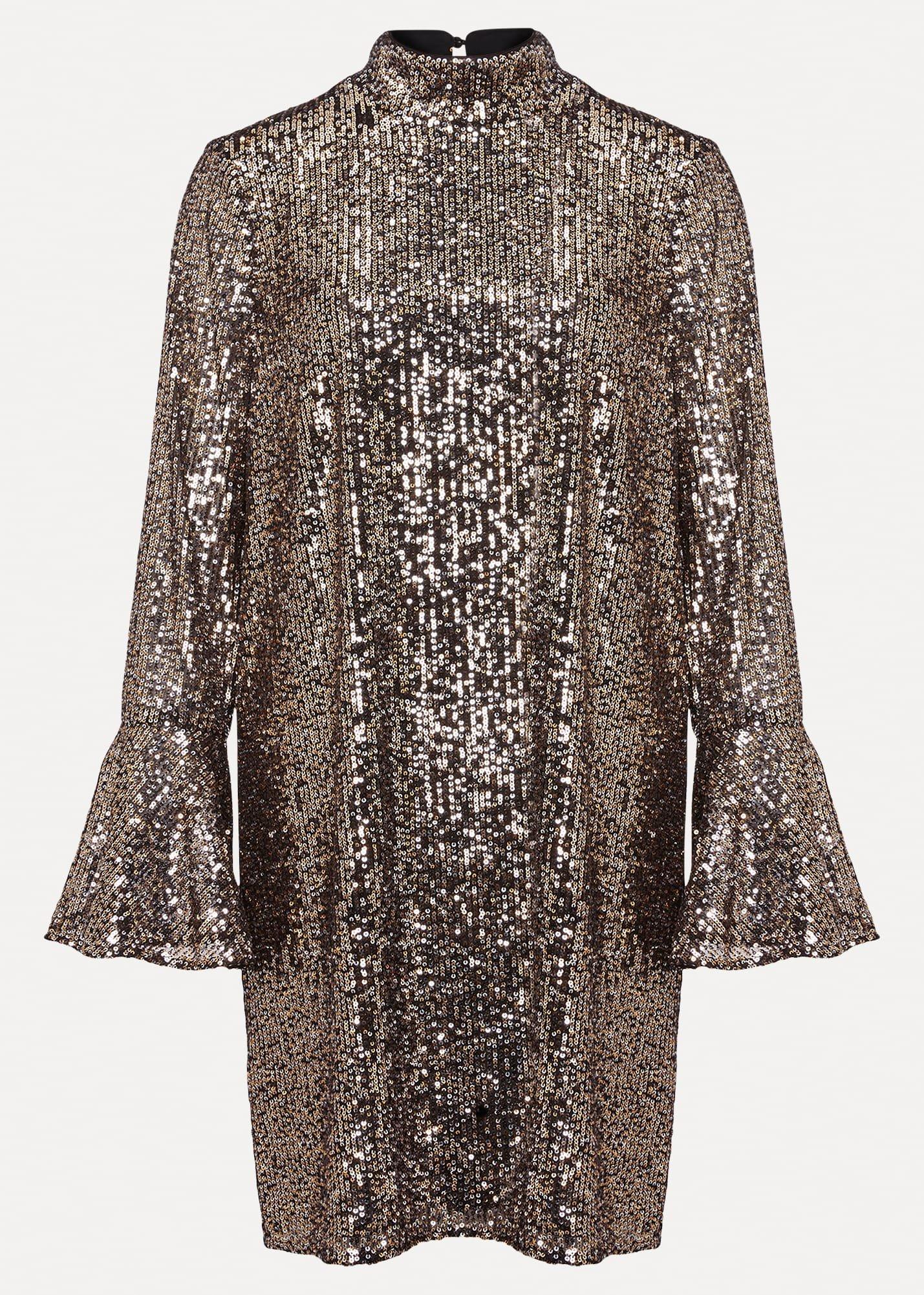 Jemima Sequin Shift Mini Dress
