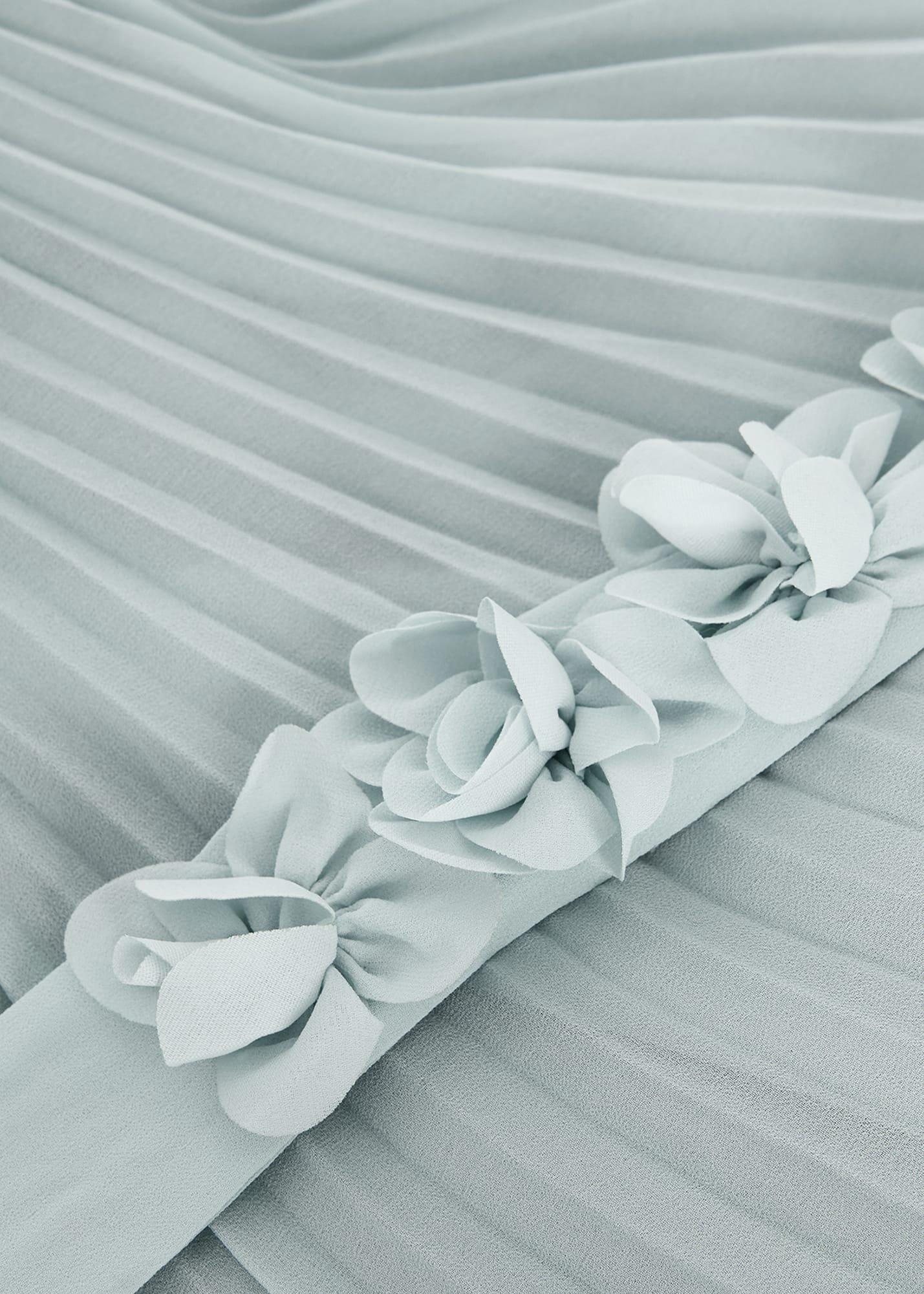 Alecia Pleat Maxi Dress