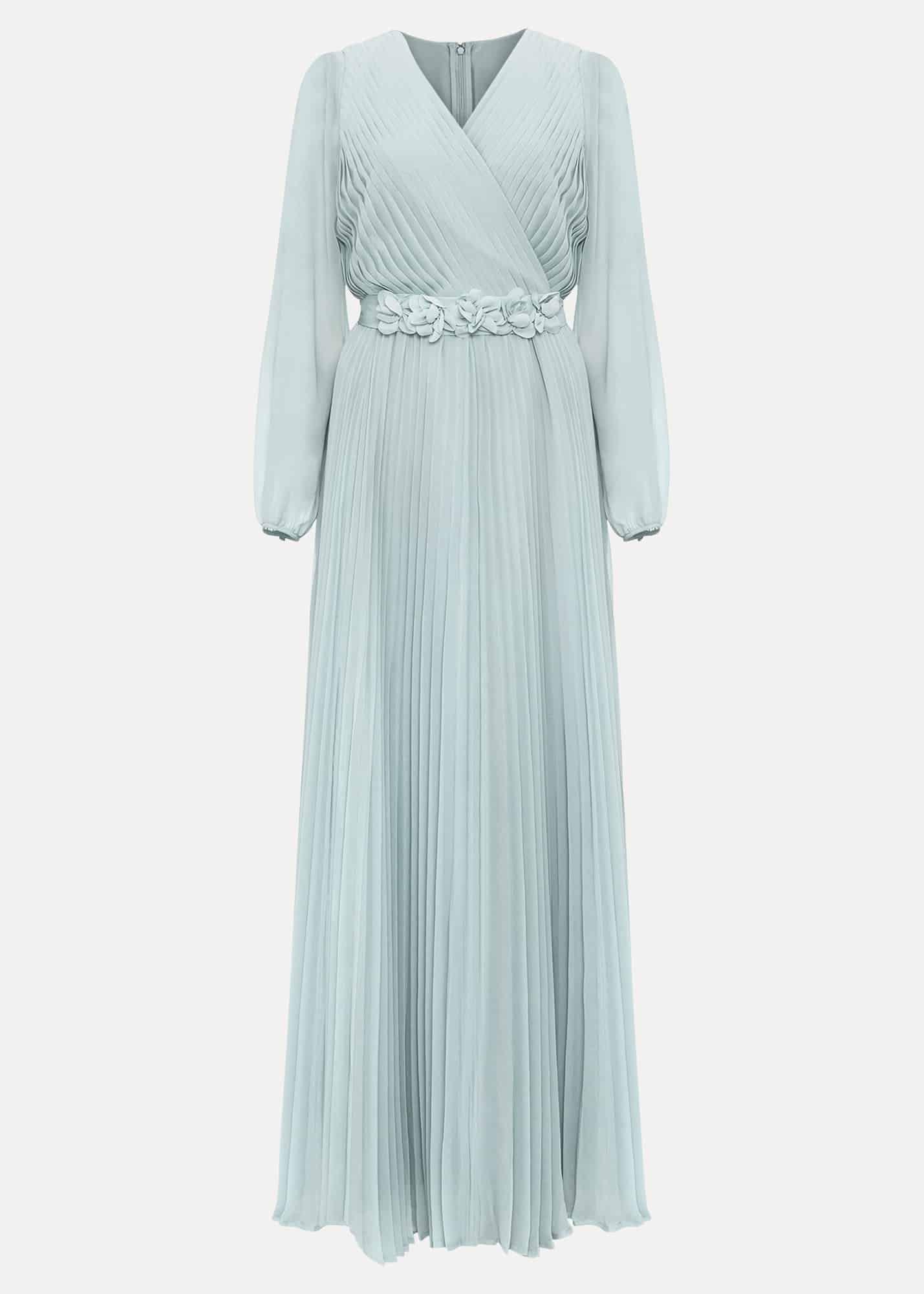 Alecia Pleat Maxi Dress