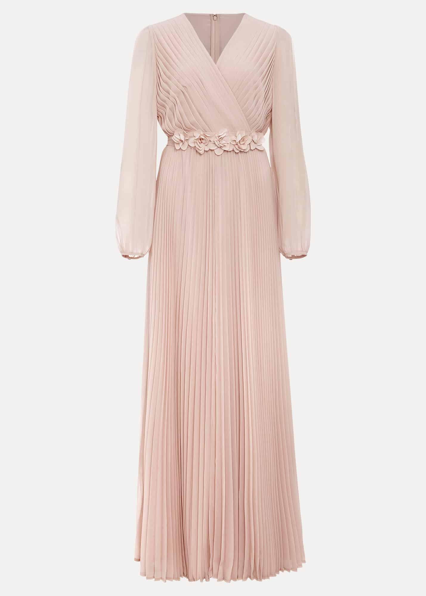Alecia Pleated Maxi Dress
