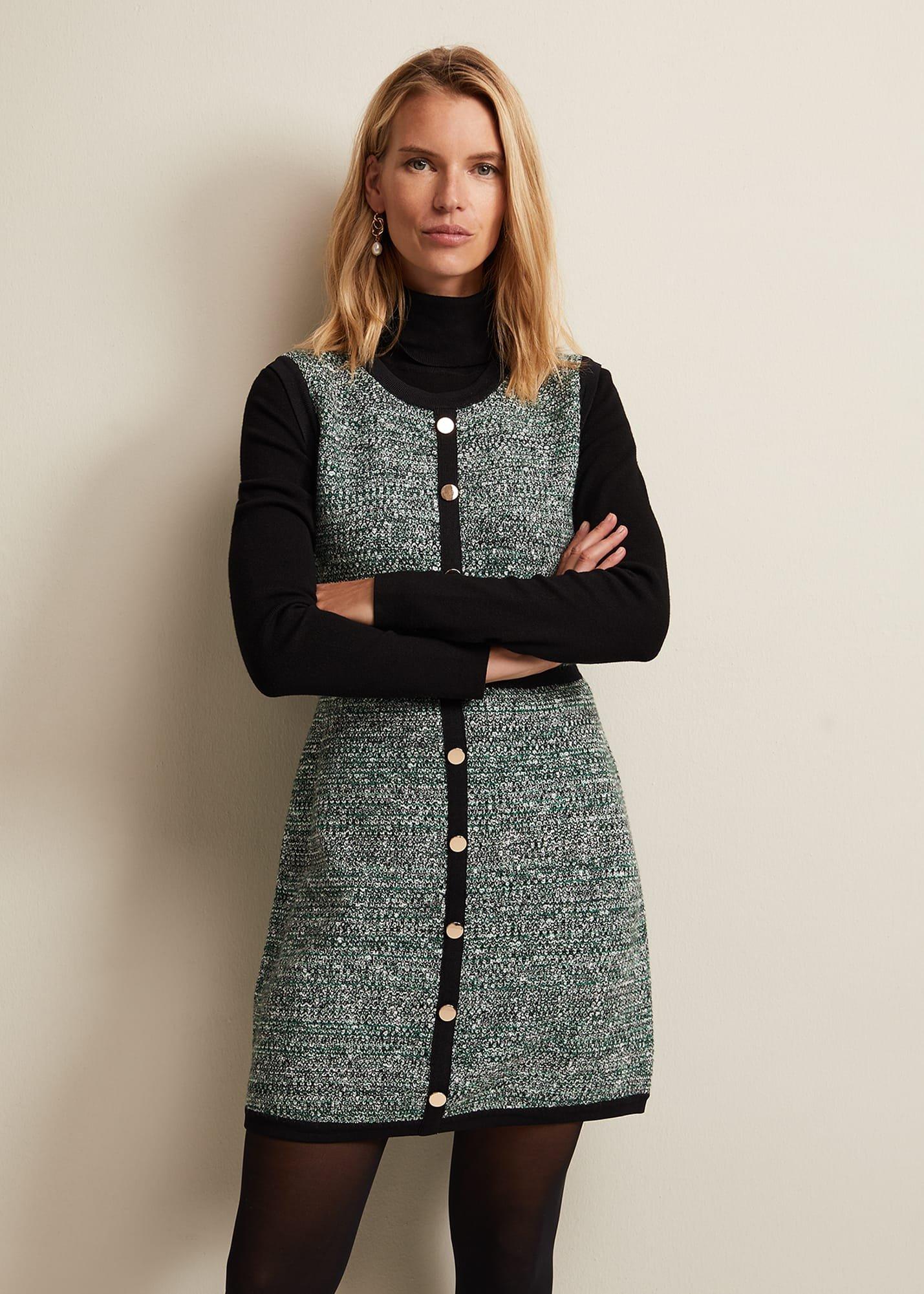 Patsy Knitted Shift Mini Dress