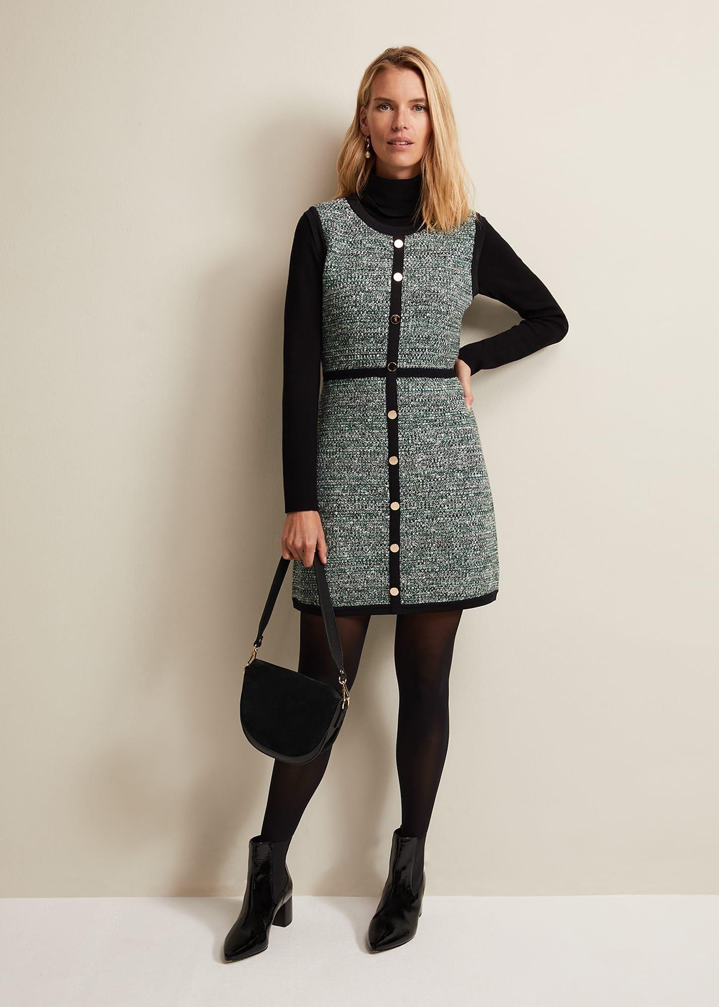 Patsy Knitted Shift Mini Dress