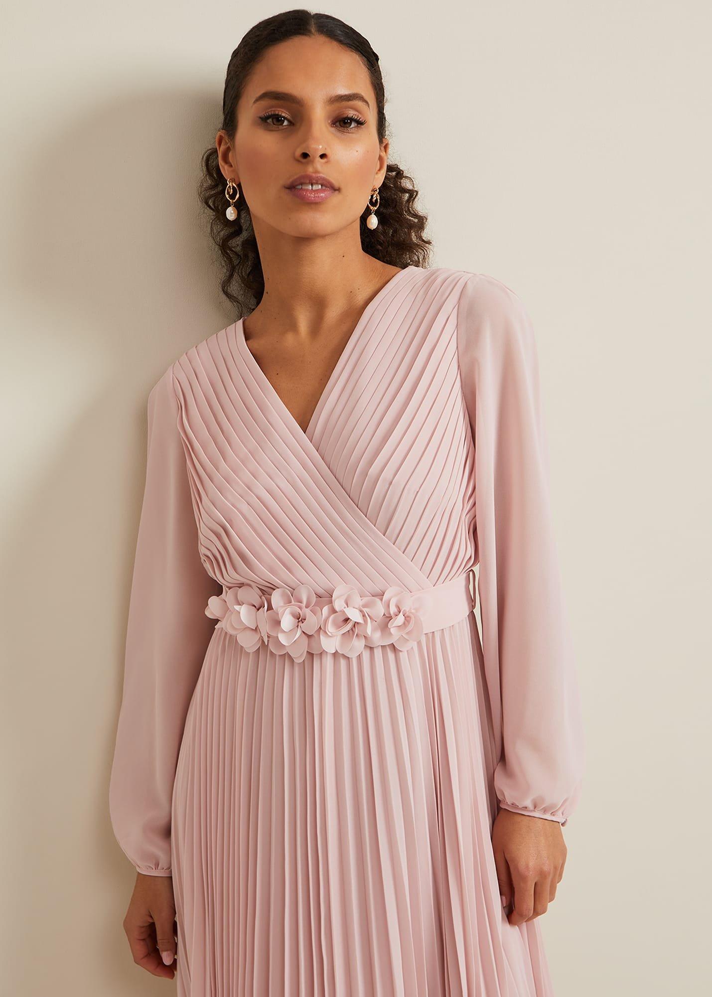petite-alecia-pleat-maxi-dress