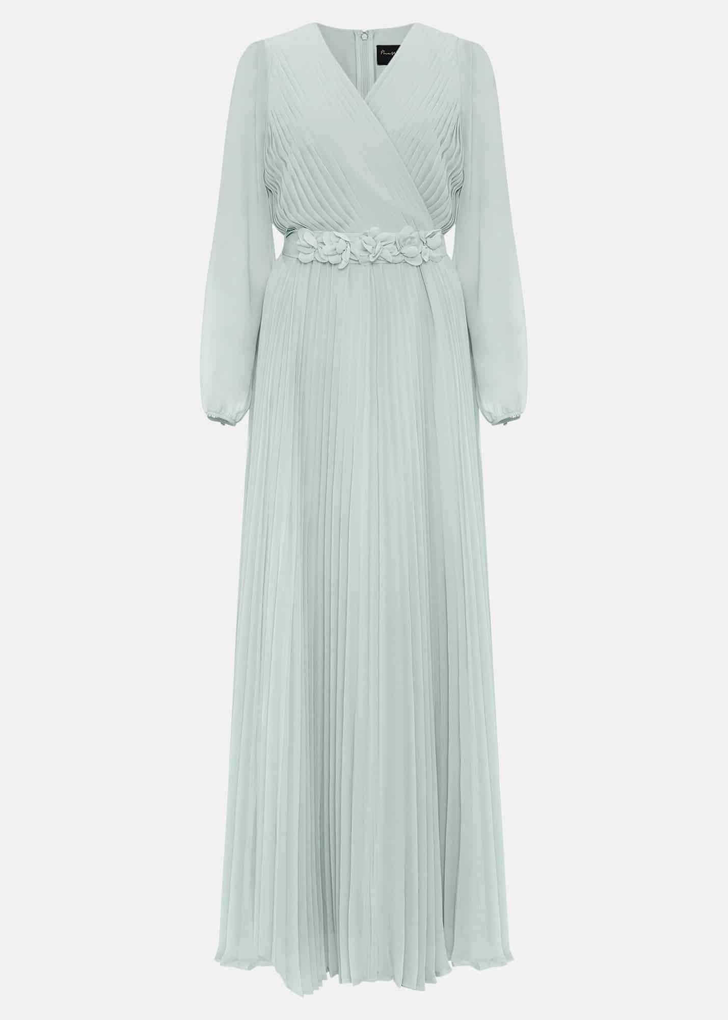 Petite Alecia Pleated Maxi Dress