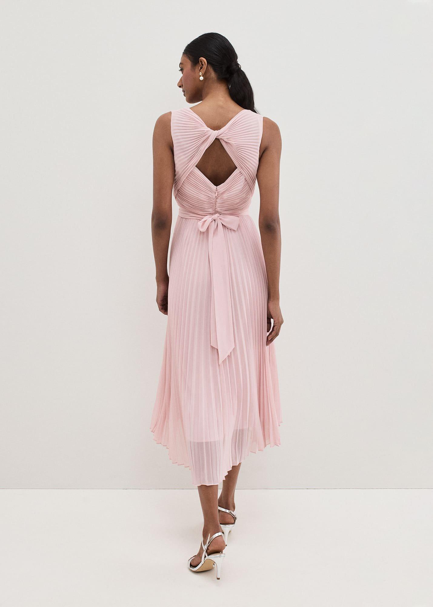 Cressida Pleated Midi Dress