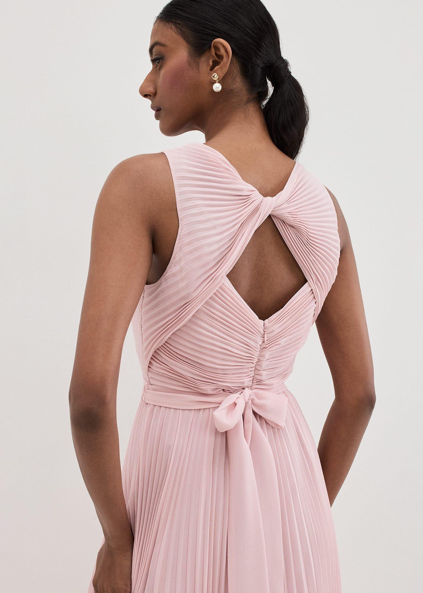Cressida Pleated Midi Dress