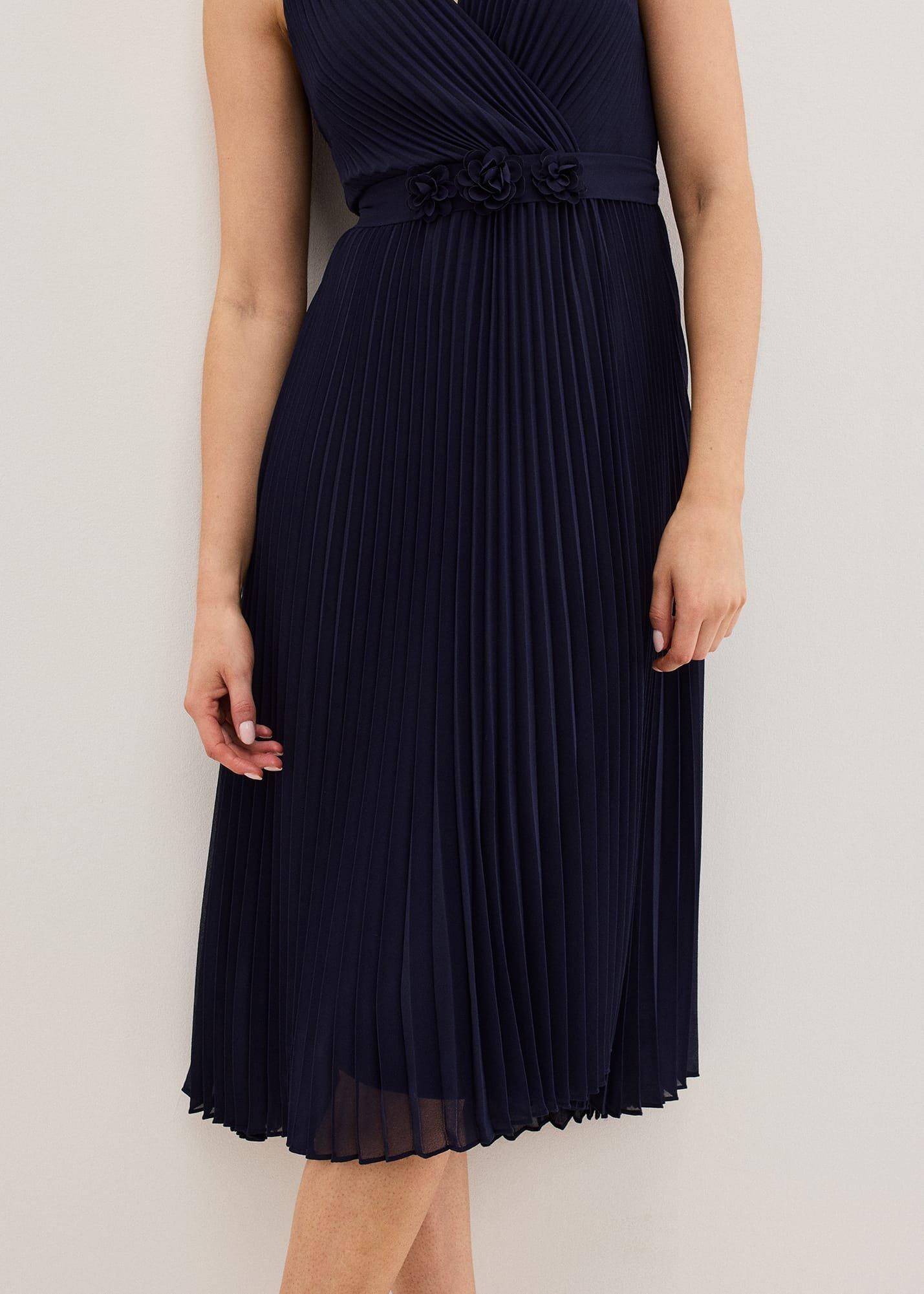 Cressida Pleated Midi Dress