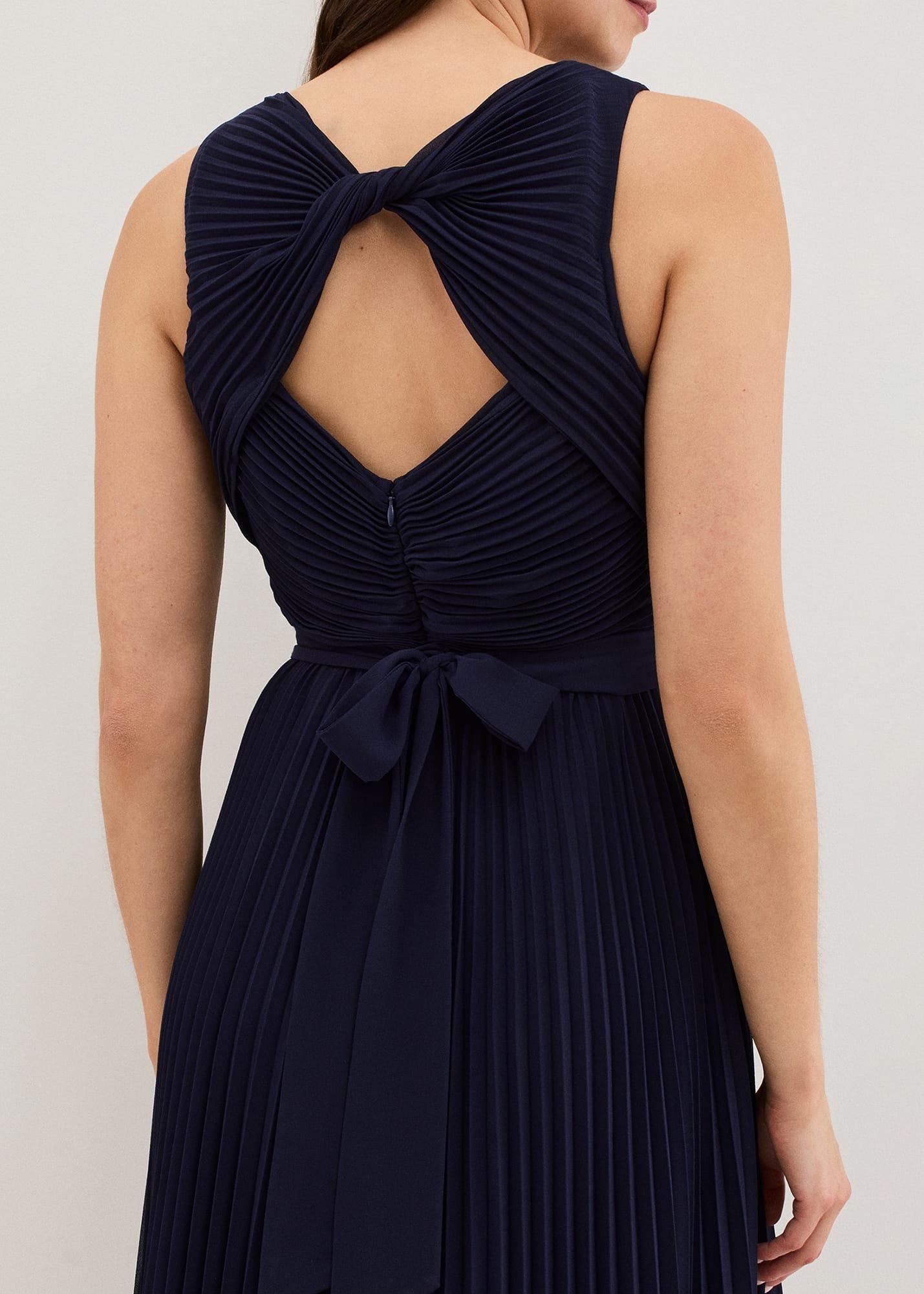 Cressida Pleated Midi Dress
