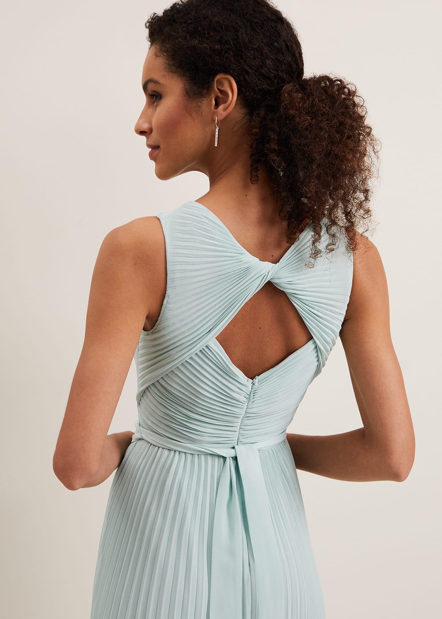 Cressida Pleated Midi Dress