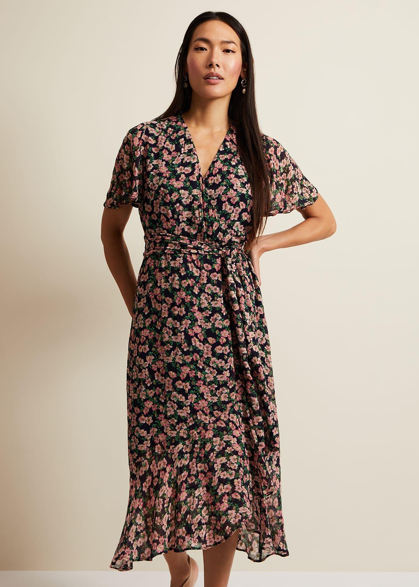 Juliette Fil Coupe Print Dress