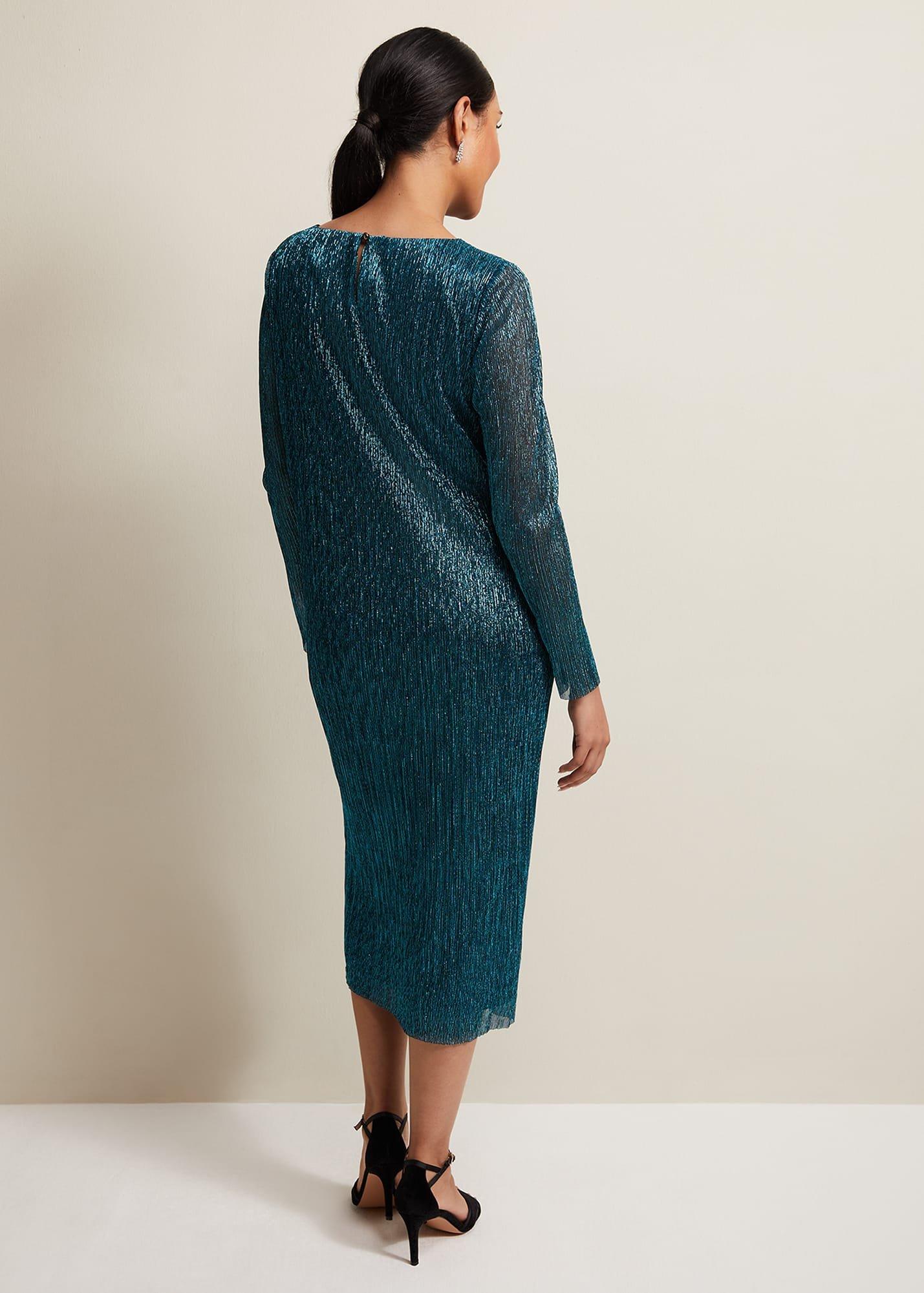 Petite Alix Plisse Dress