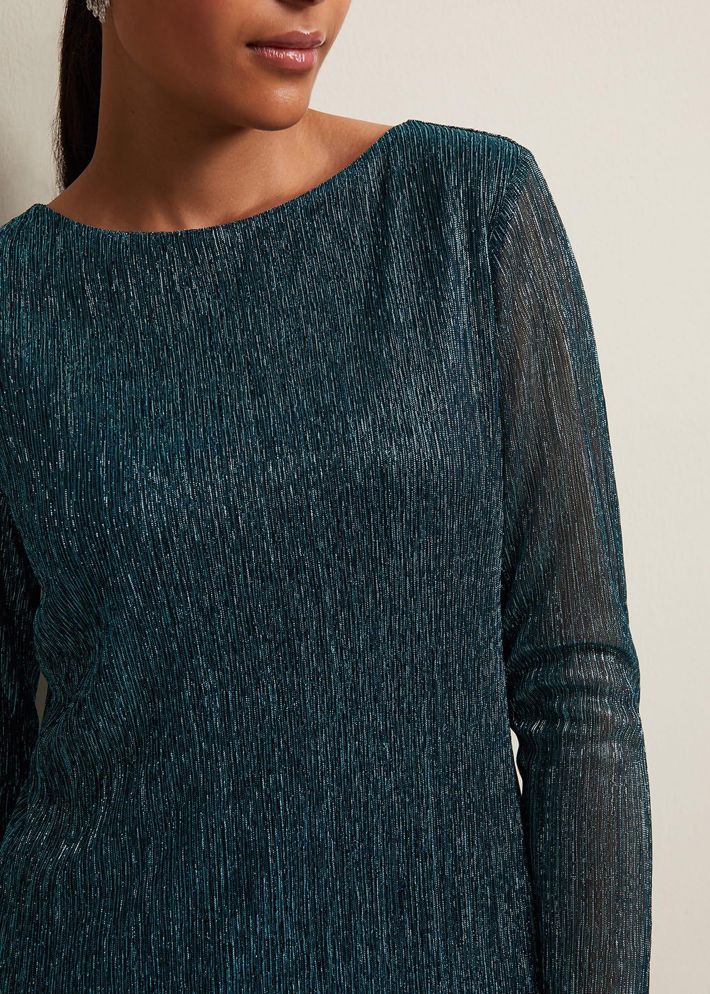 Petite Alix Plisse Dress
