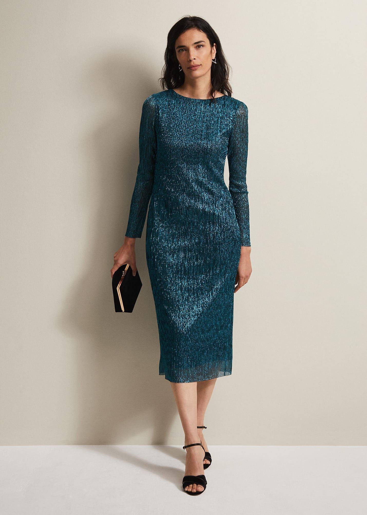 Alix Plisse Dress
