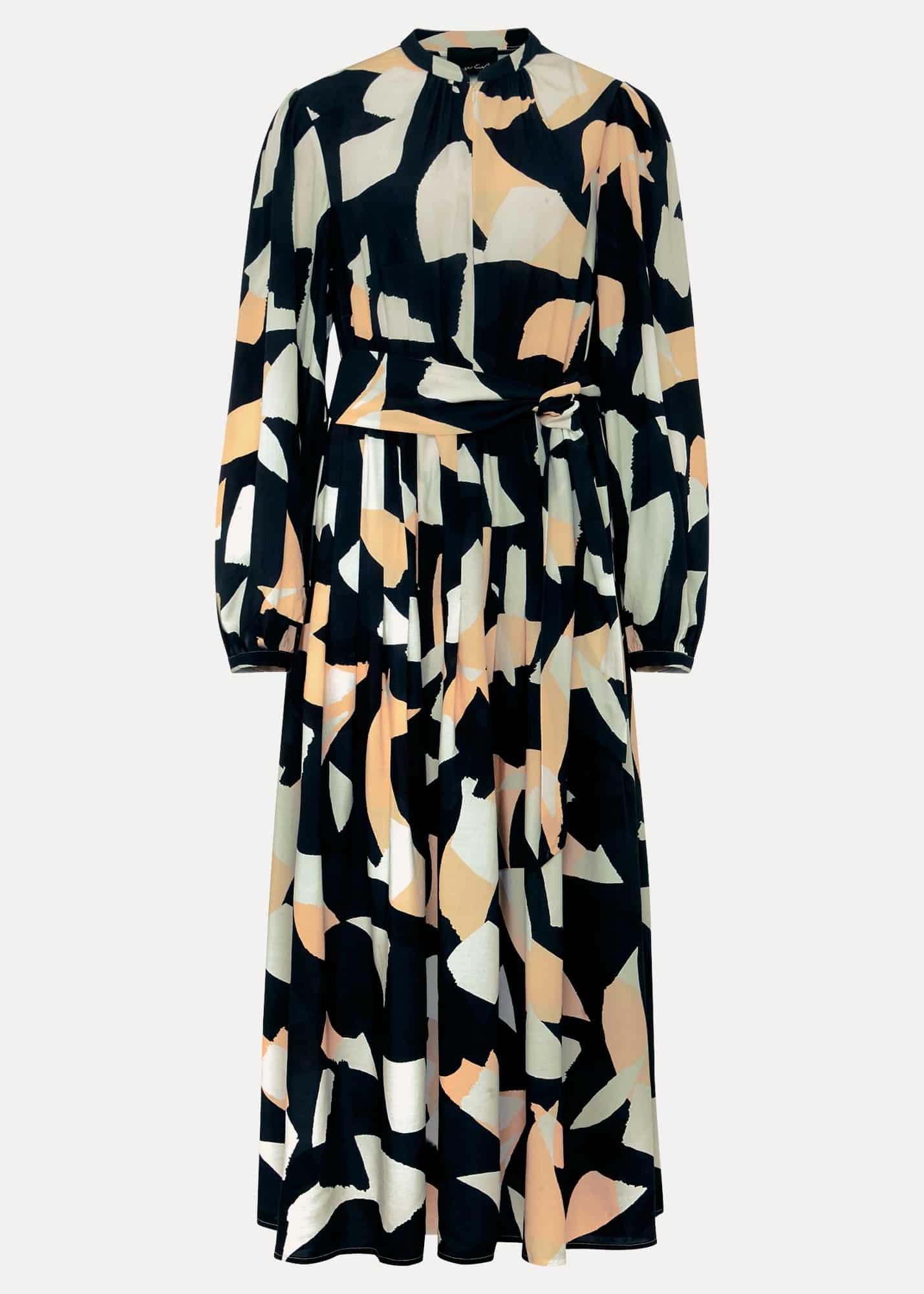Callie Abstract Midi Dress