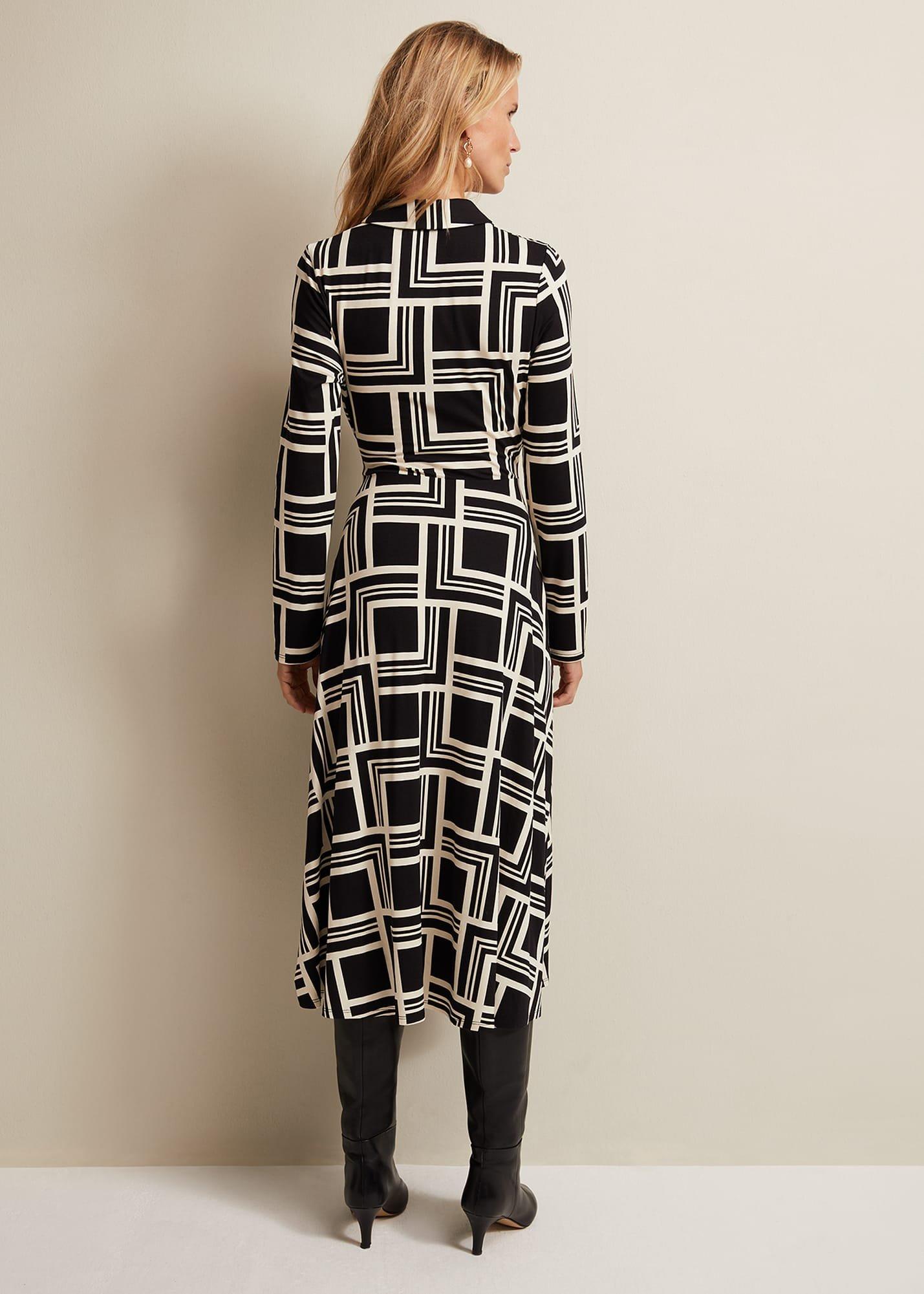 April Geo Midi Dress