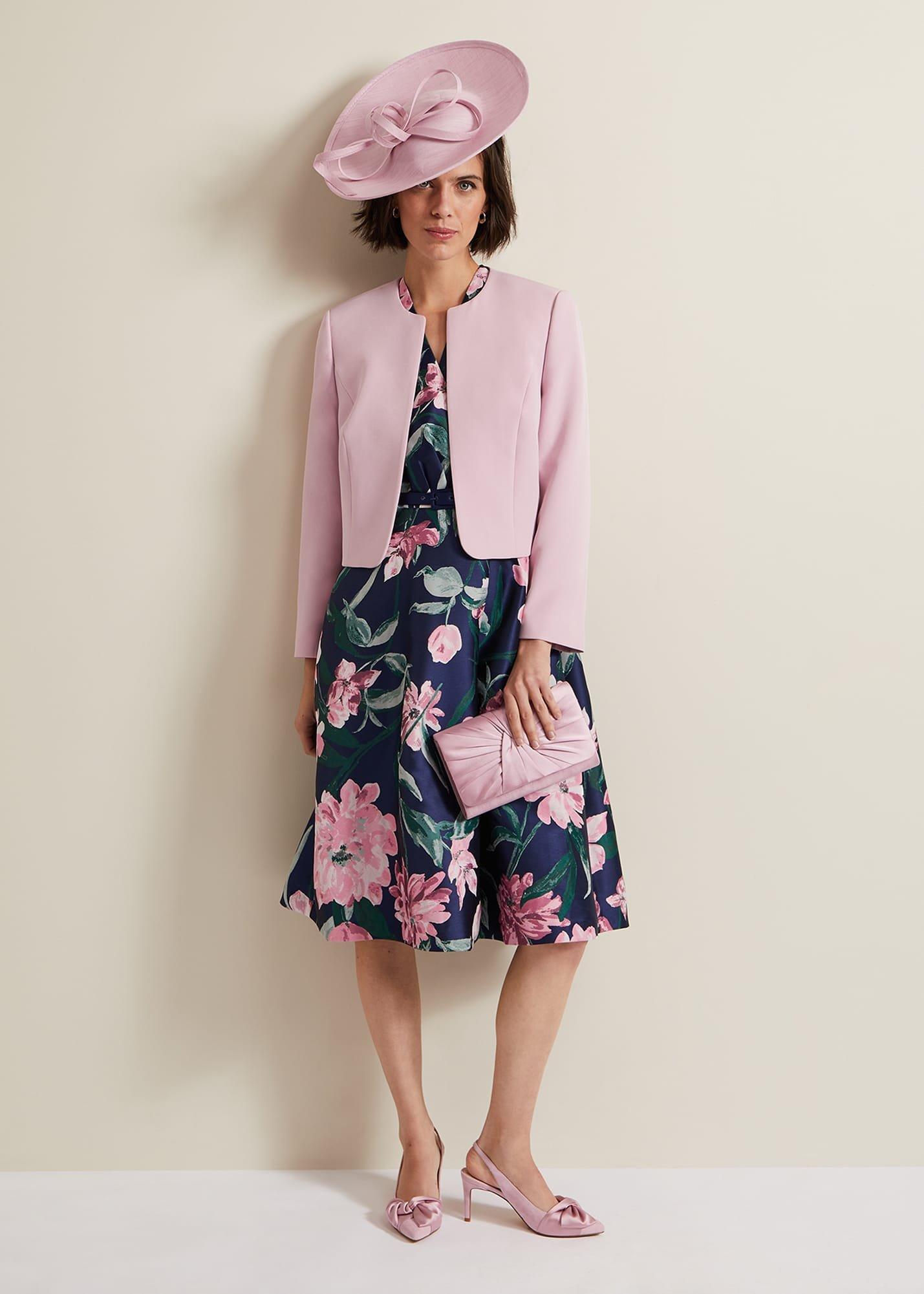 Salina Floral Jacquard Dress