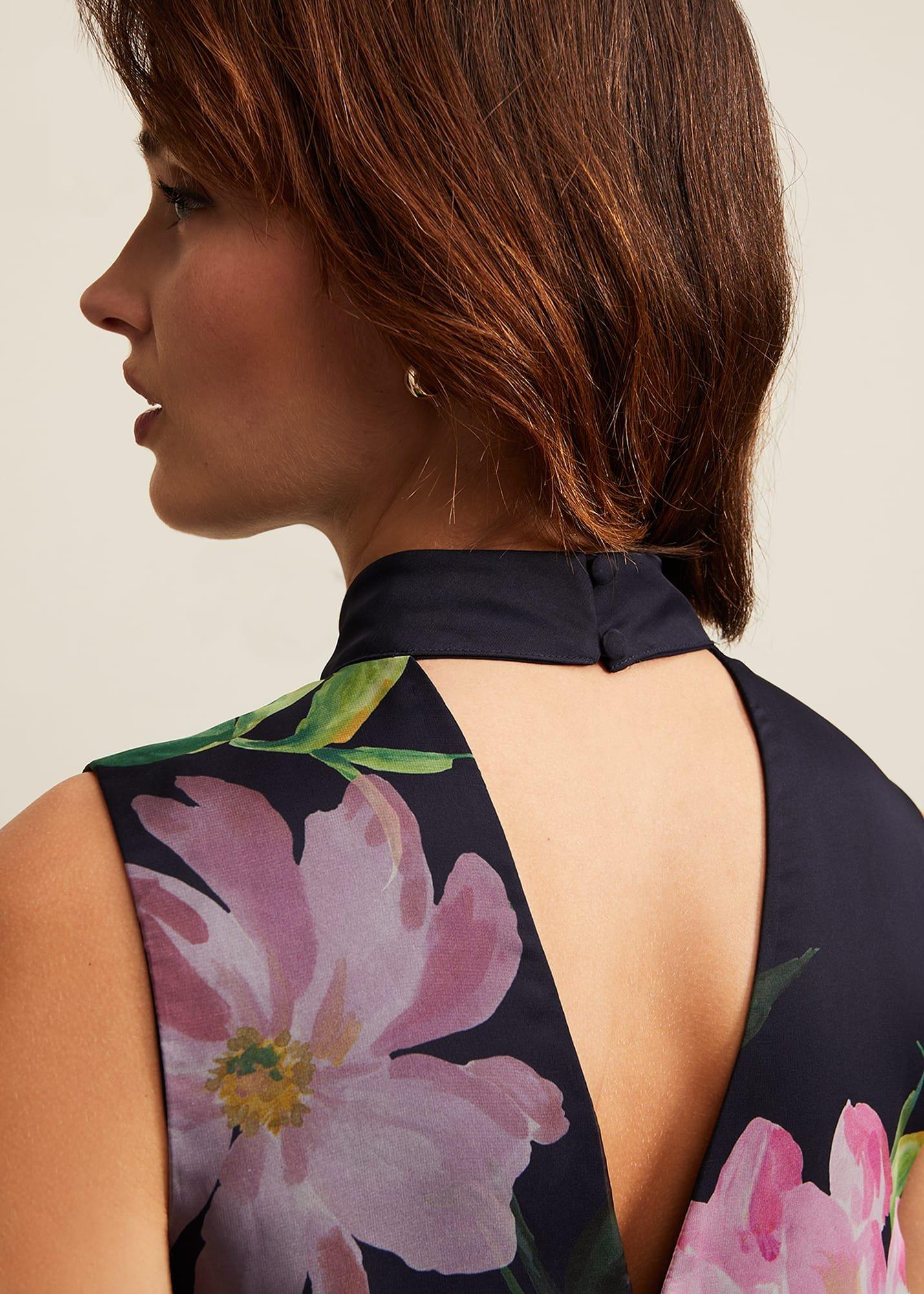 Agnes Floral Overlay Jumpsuit