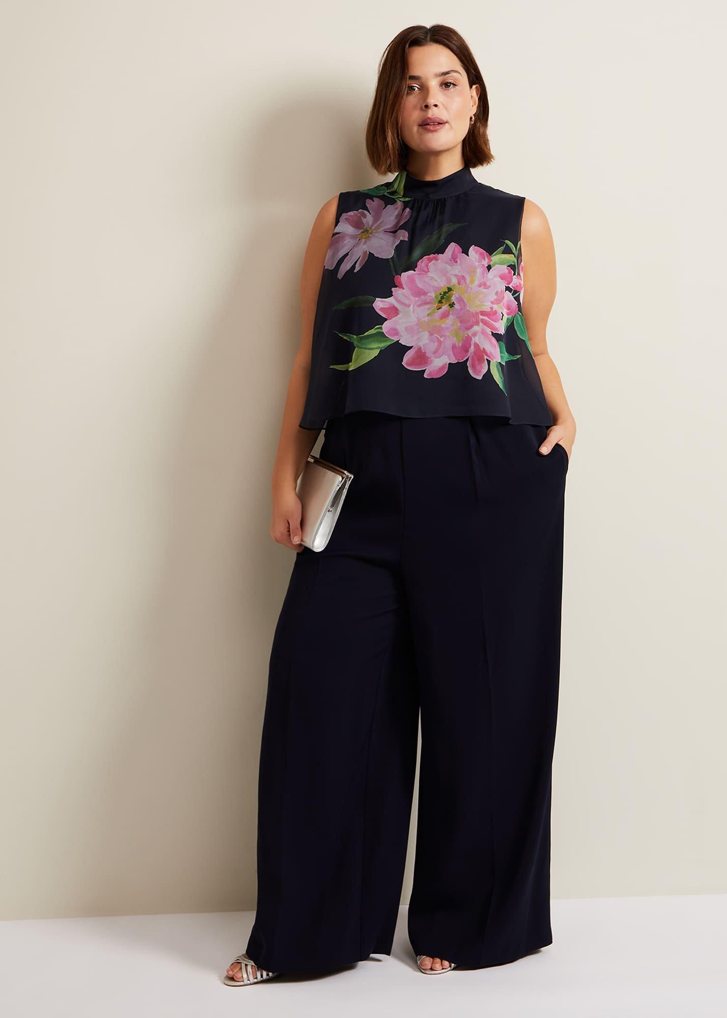 Agnes Floral Overlay Jumpsuit