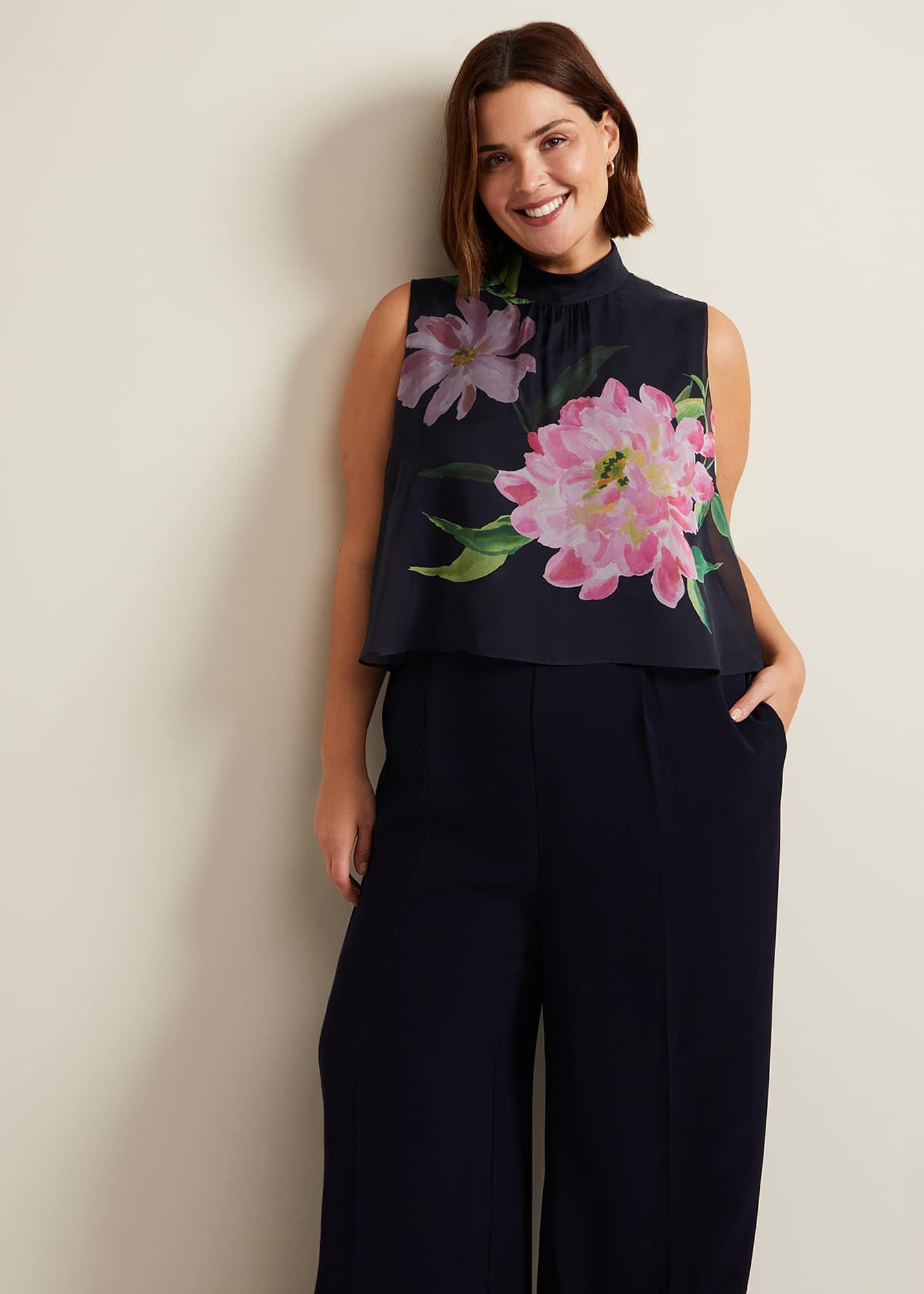 Agnes Floral Overlay Jumpsuit