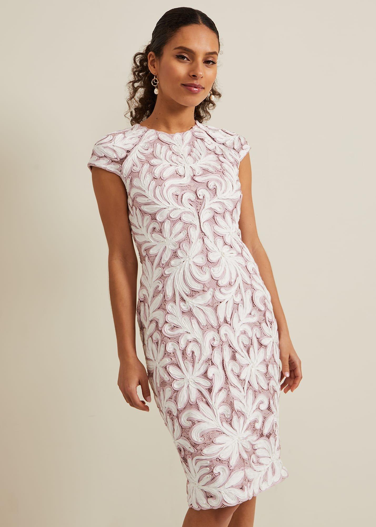 Petite Karima Tapework Midi Dress