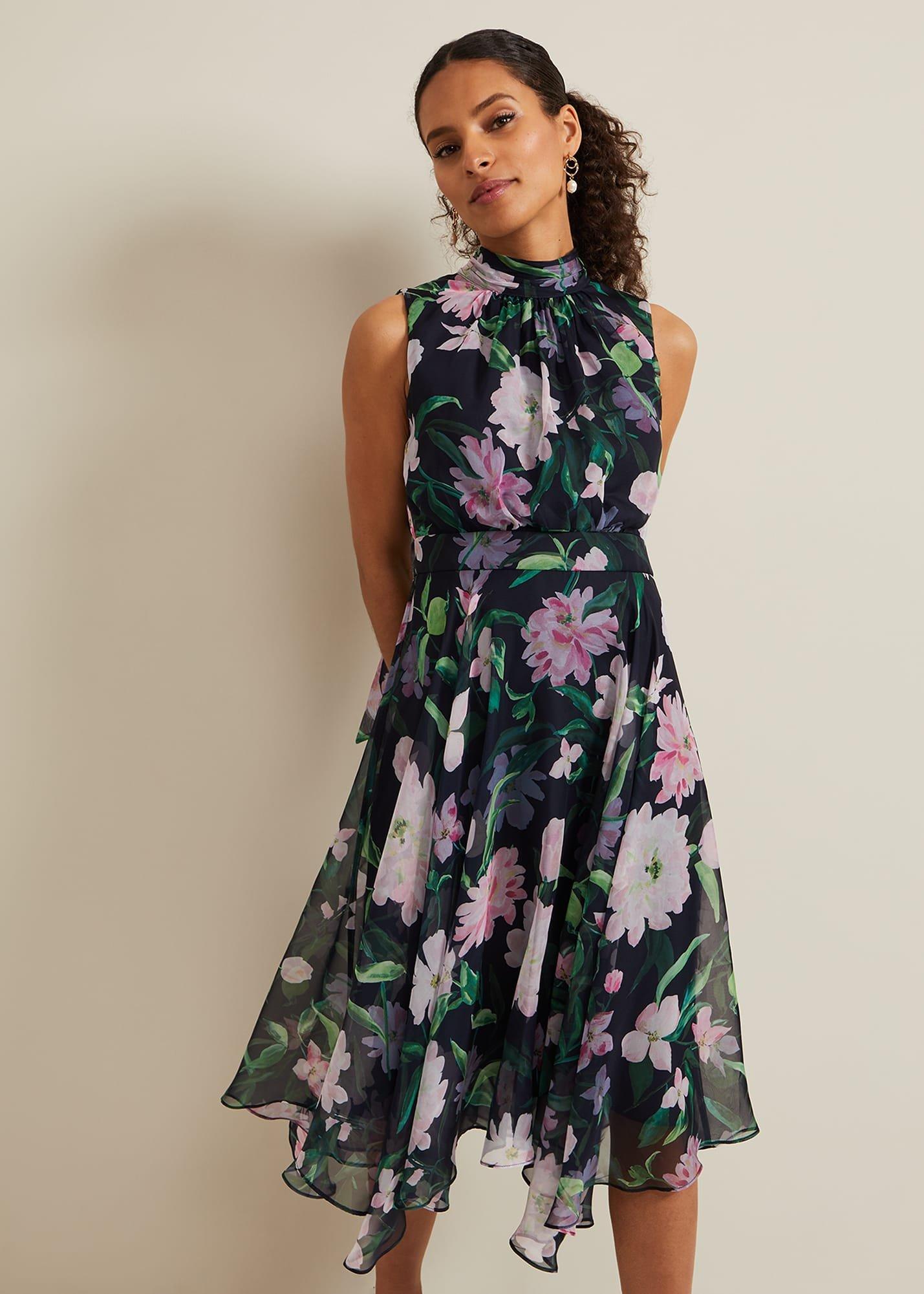 Petite Lucinda Floral Dress