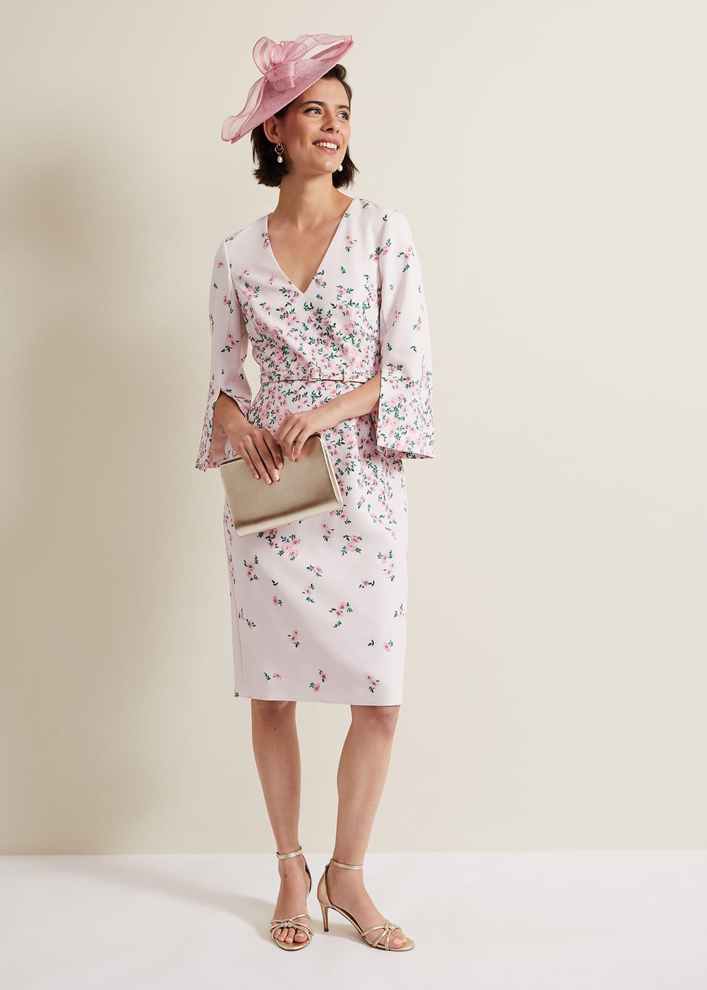giovanna-floral-belted-split-sleeve-drss
