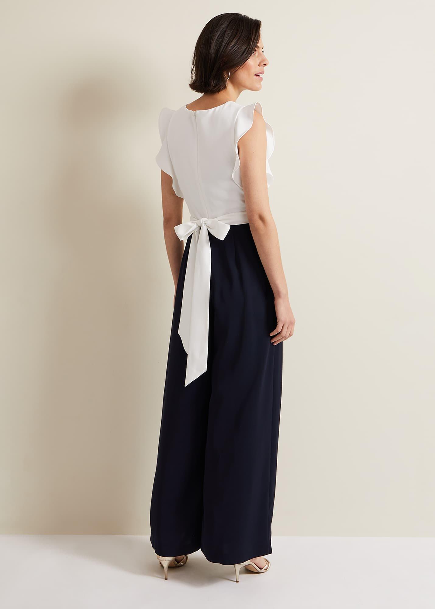 Ayla Ruffle Wrap Jumpsuit
