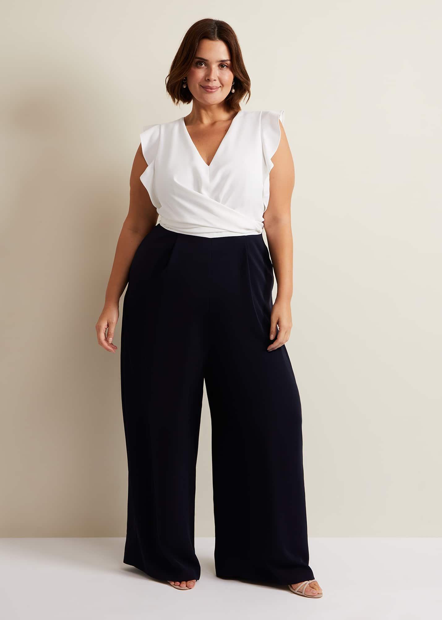 Ayla Ruffle Wrap Jumpsuit