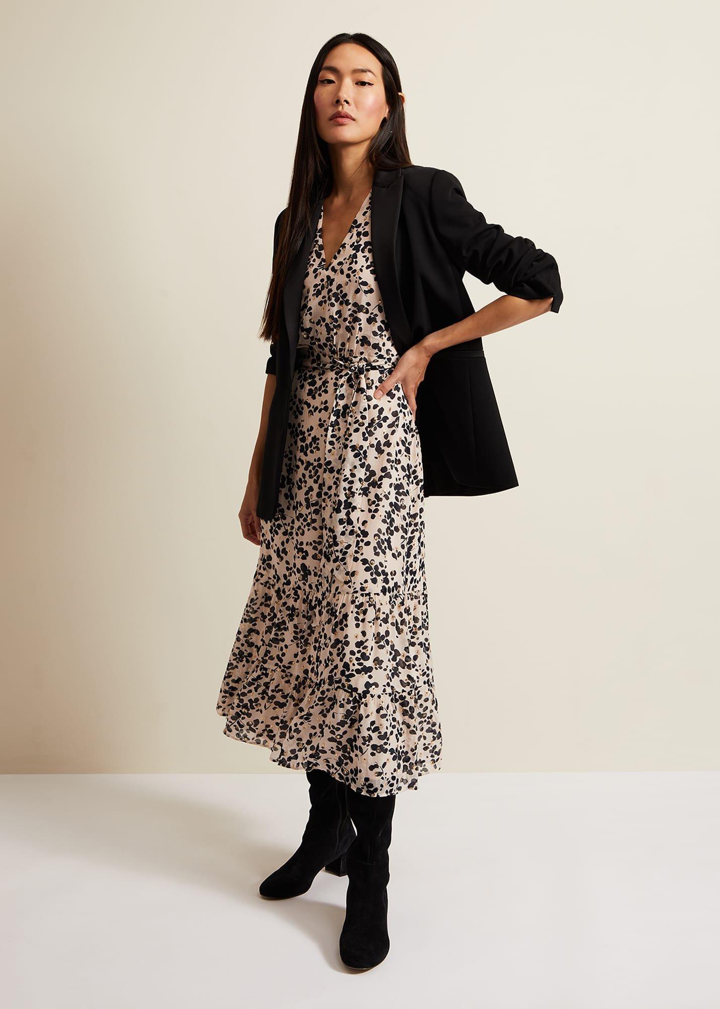 Amy Floral Midi Dress