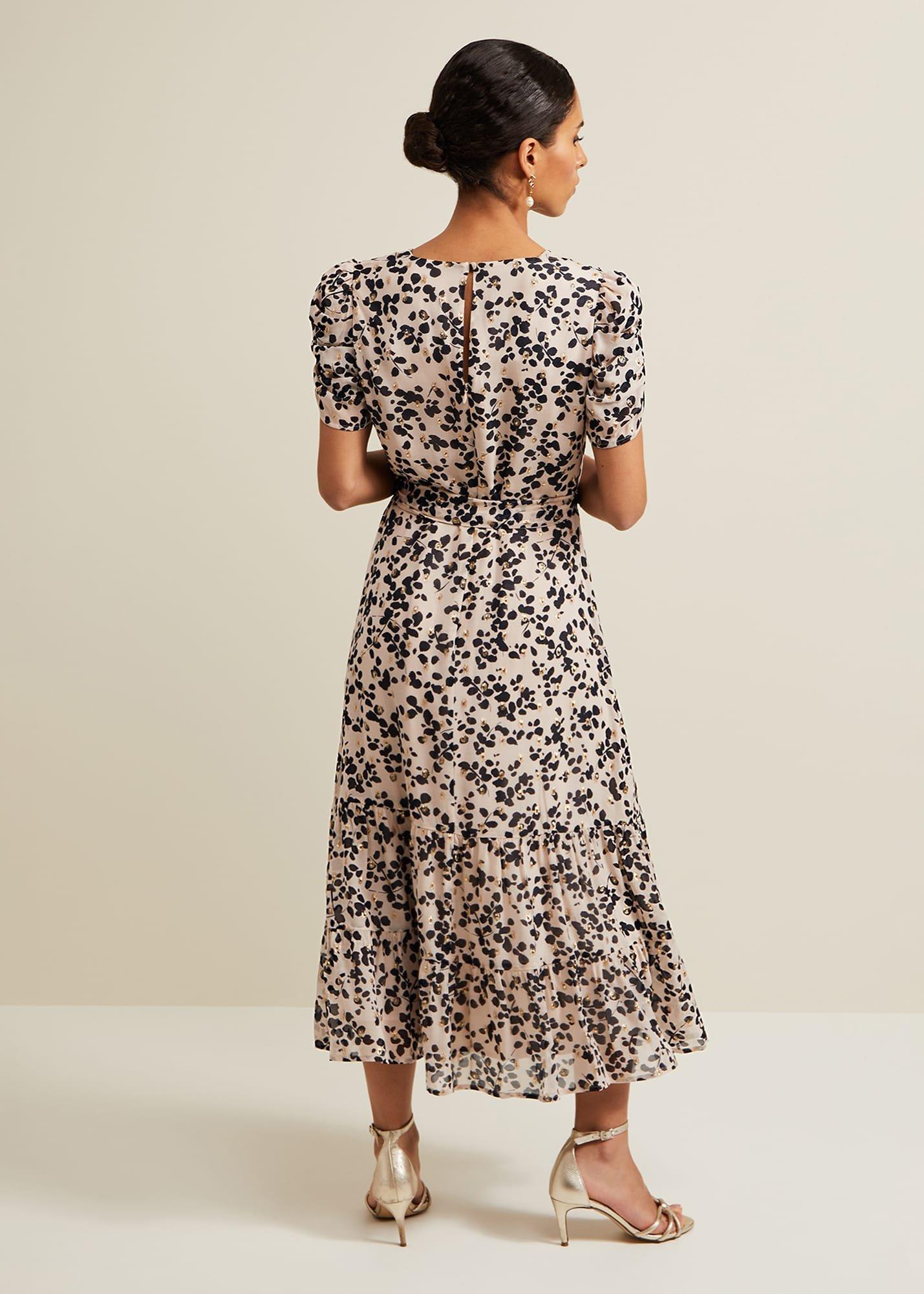 Petite Amy Floral Midi Dress