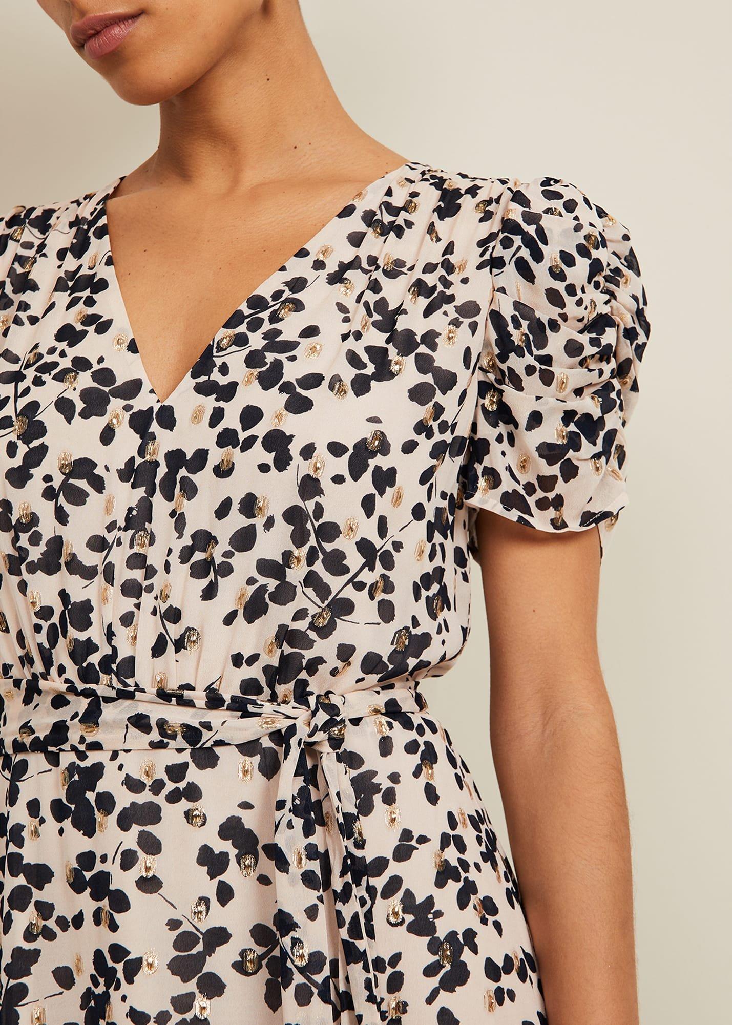Petite Amy Floral Midi Dress