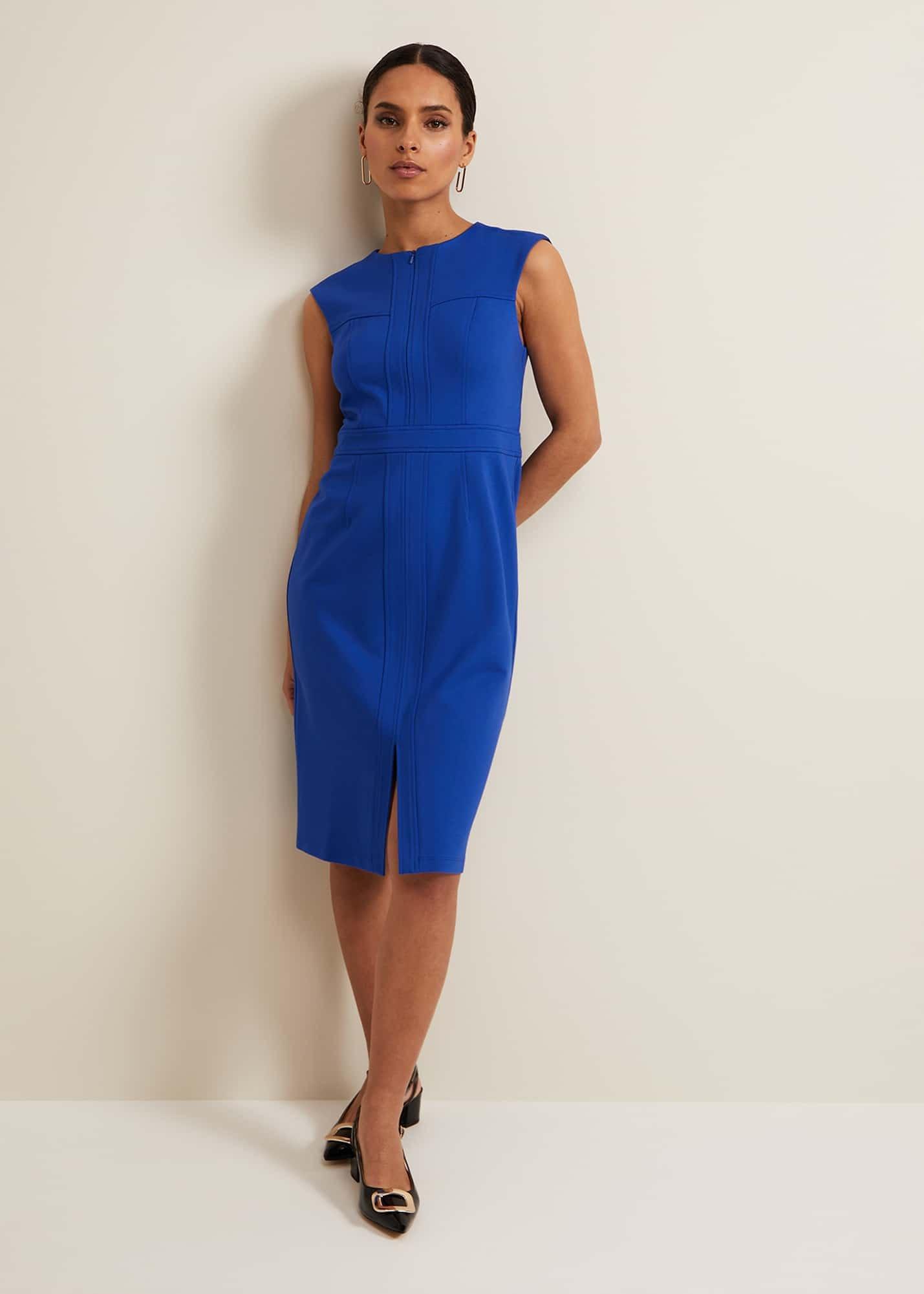 Karmie Ponte Fitted Pencil Dress Petite