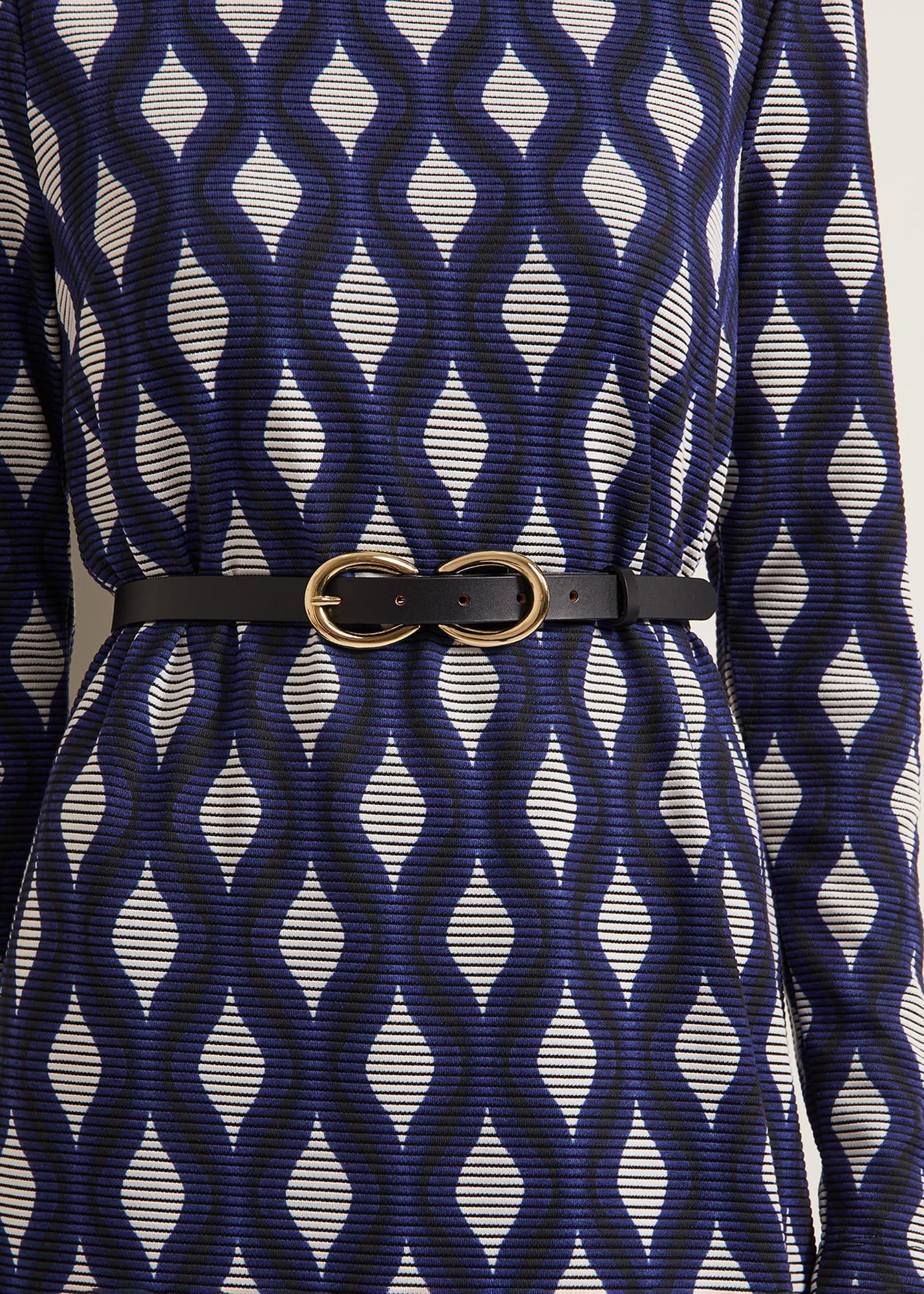Kelly Geo Midi Shift Dress